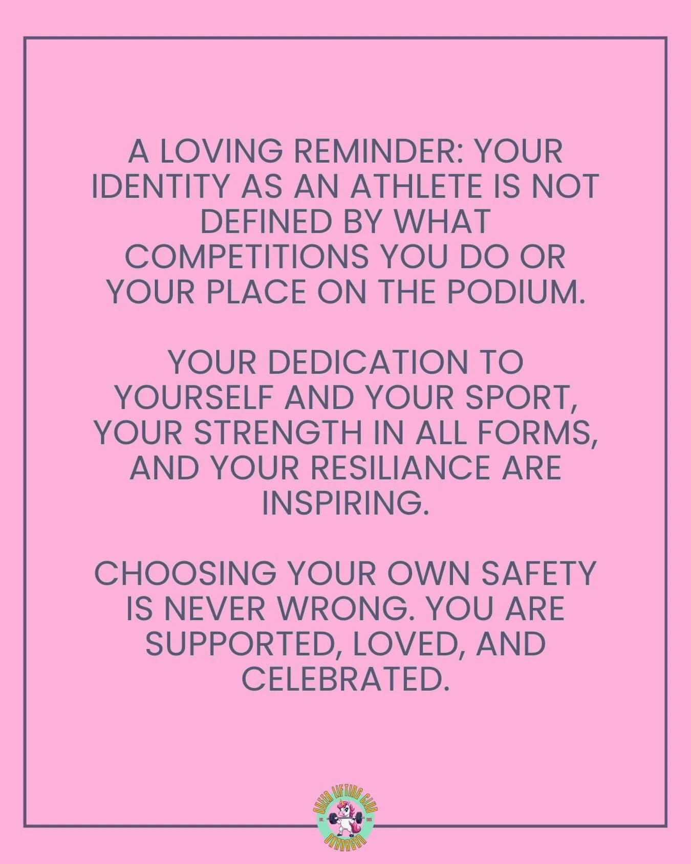 We are so incredibly excited for and proud of all the athletes competing at the Arnold Games this weekend! 

In our pursuit of equity and inclusion in strength sports and more generally, we also feel compelled to acknowledge the hard decision some at
