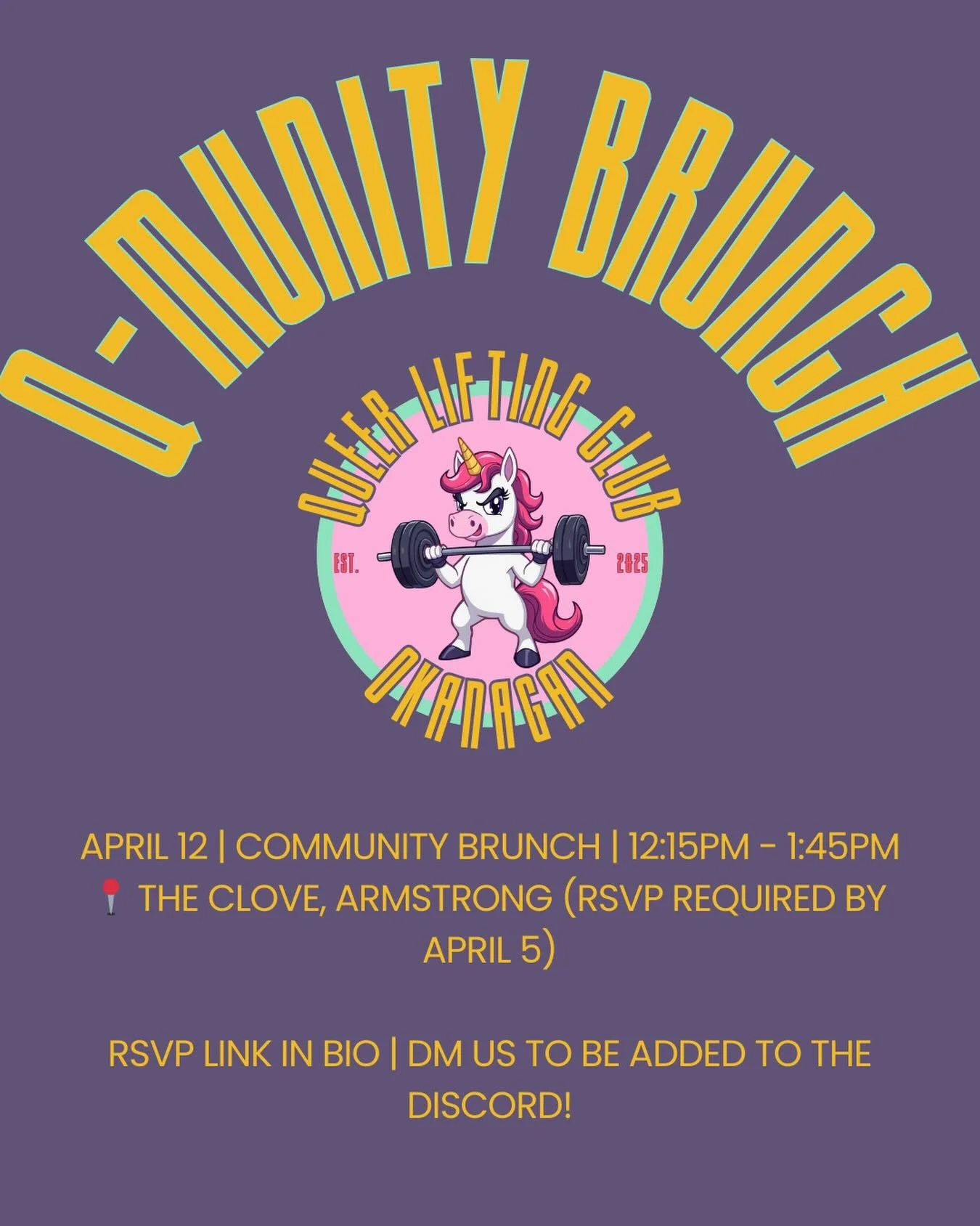 Did you know that we do a monthly brunch at @theclovearmstrong after our lifting session at @dopamine_strength ?

For those who come to lift, this is a great chance to refuel after a morning of heavy object moving. 

BUT you&rsquo;re absolutely welco