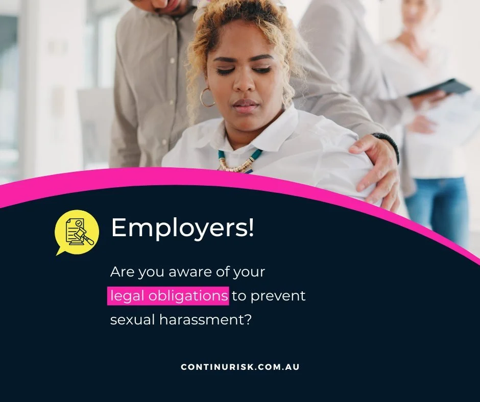 Sexual harassment is a serious workplace hazard and it&rsquo;s more common than many realise.

Recent data shows that 41% of women and 26% of men in Australia have experienced sexual harassment at work in the past five years. Alarmingly, 1 in 7 adult