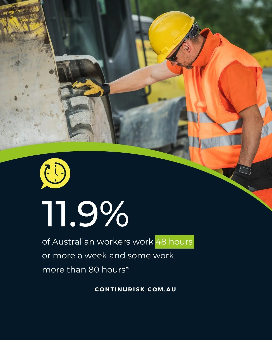 Fatigue is more than just feeling tired, it&rsquo;s a serious WHS risk.

Under WHS laws, employers must eliminate or minimise fatigue related risks so far as is reasonably practicable. That means consulting with workers, reviewing work schedules and 