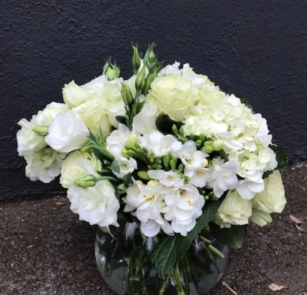 The Clancy- A  Gorgeous Arrangement with White Flowers