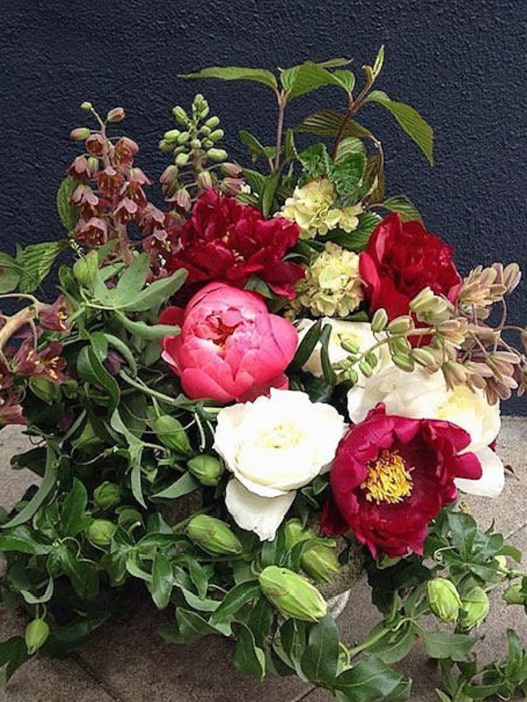 The Quinn-  Deep Reds, Pinks and Whites