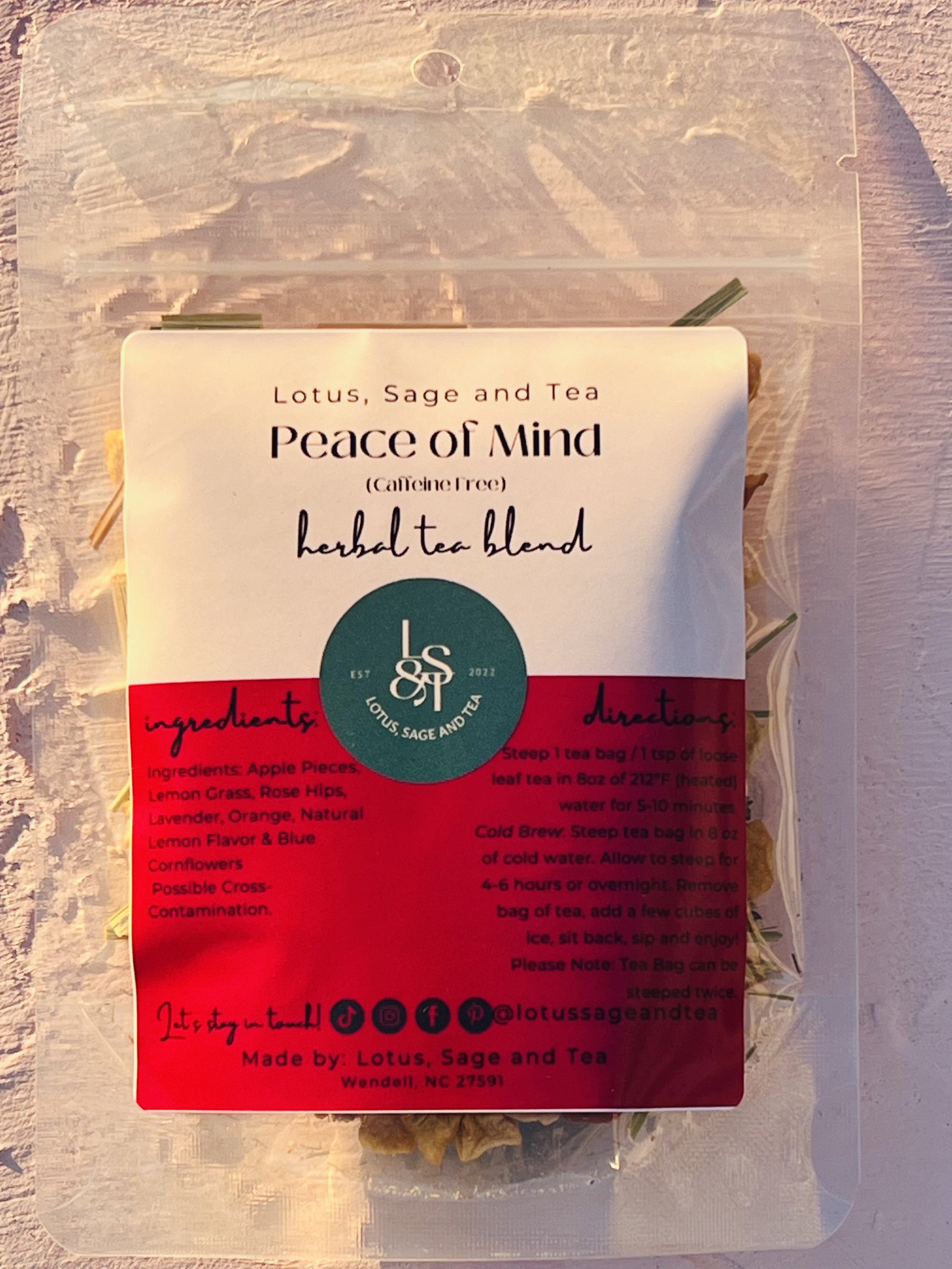 Peace of Mind (De-Stress Blend)