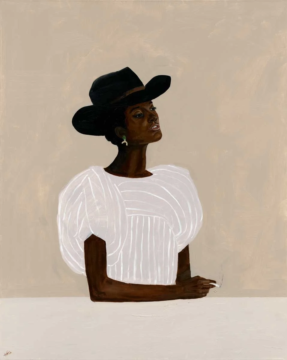 Girl with a cigarette Original