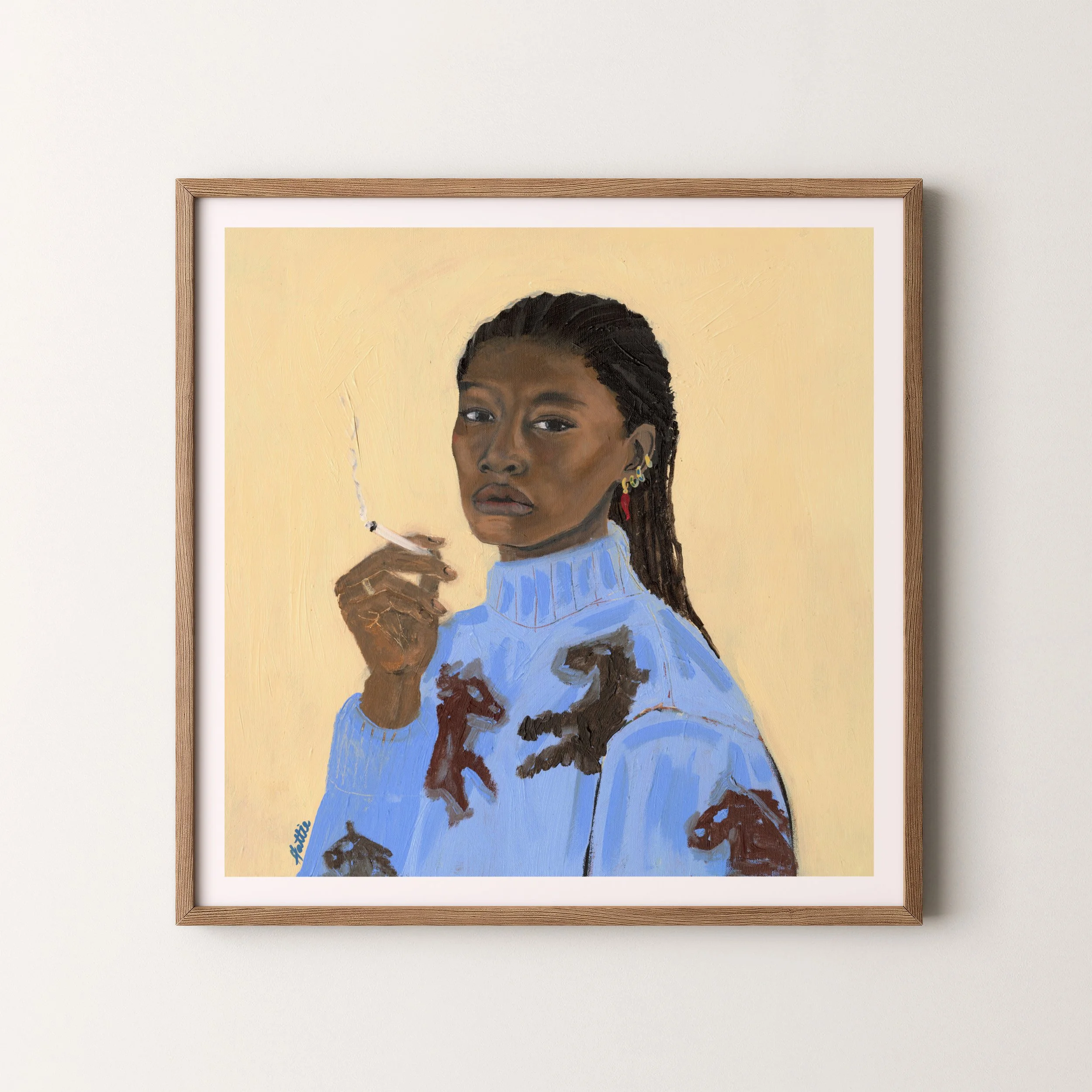 Girl with the Chilli Earrings