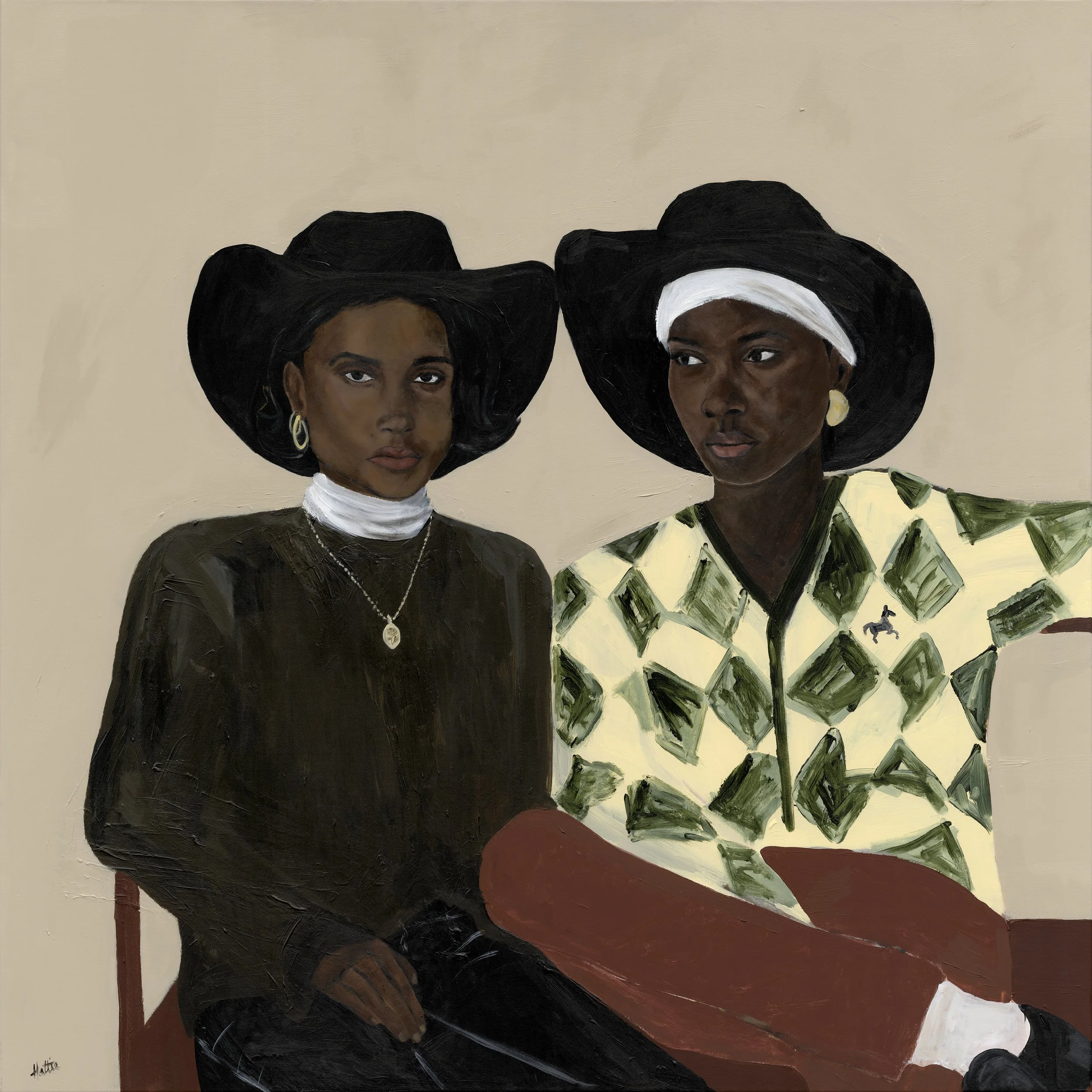 ‘ Cowgirls Lounging’