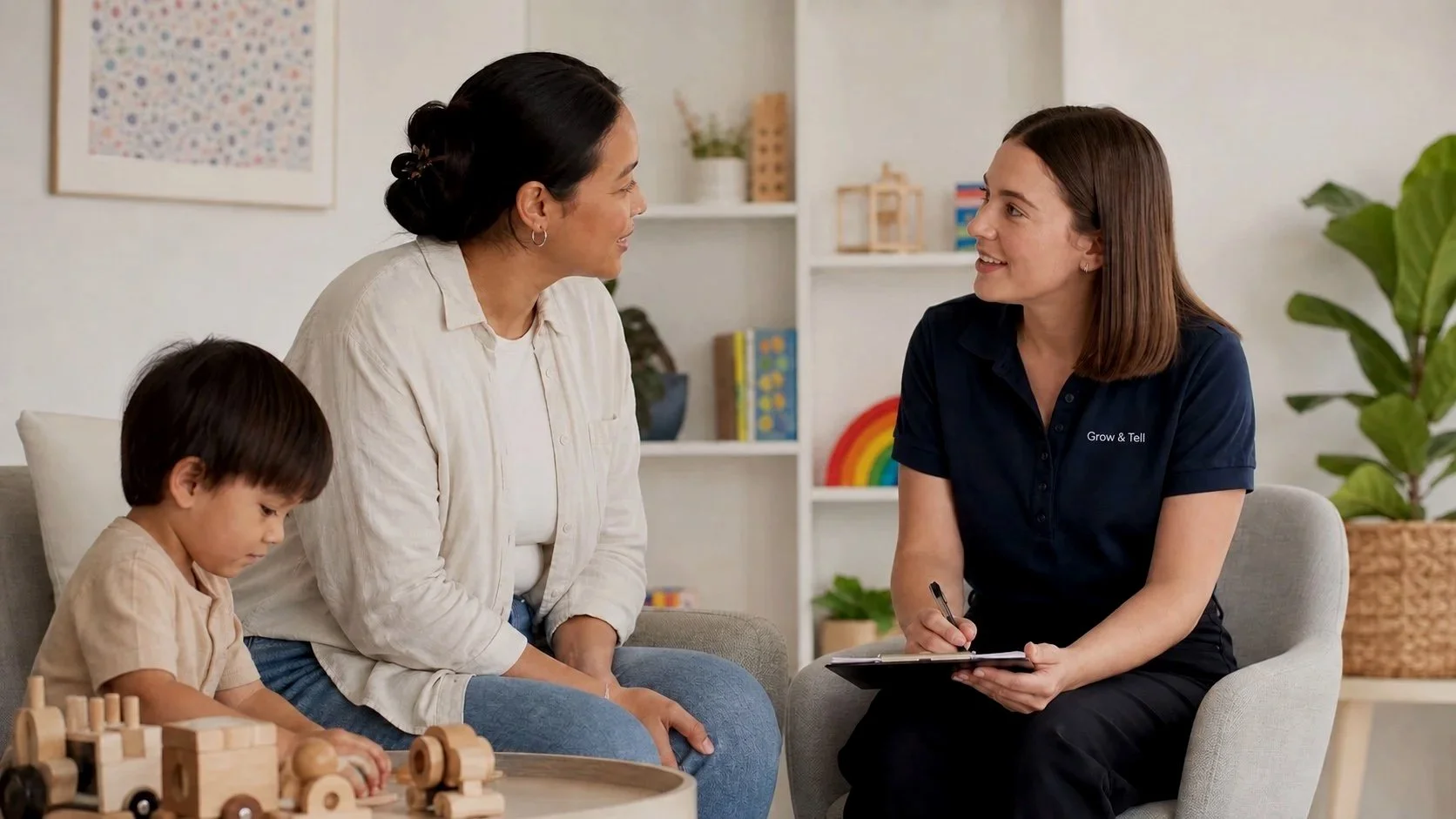 How Grow &amp; Tell Supports Children and Families Through Speech and Occupational Therapy