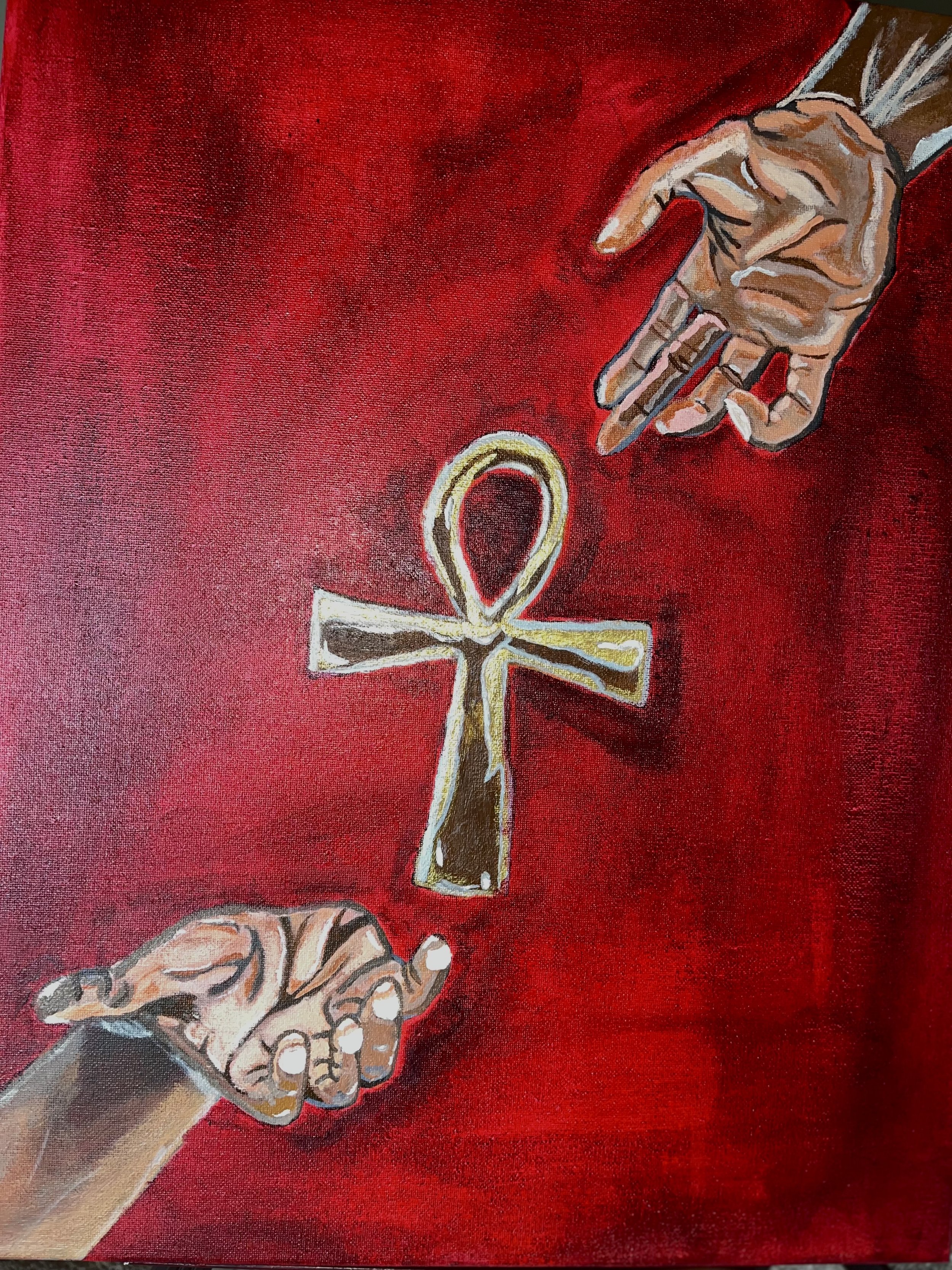 Jesus Piece (2022)
Acrylic on Canvas
16" x 20"