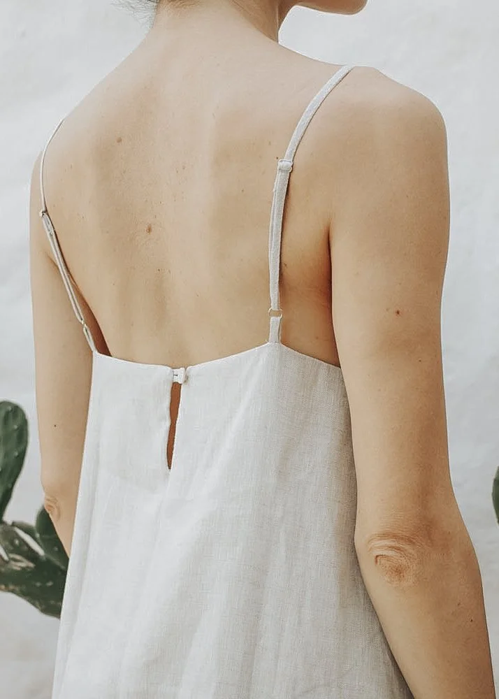 Linen A-Line Dress  Cimelia