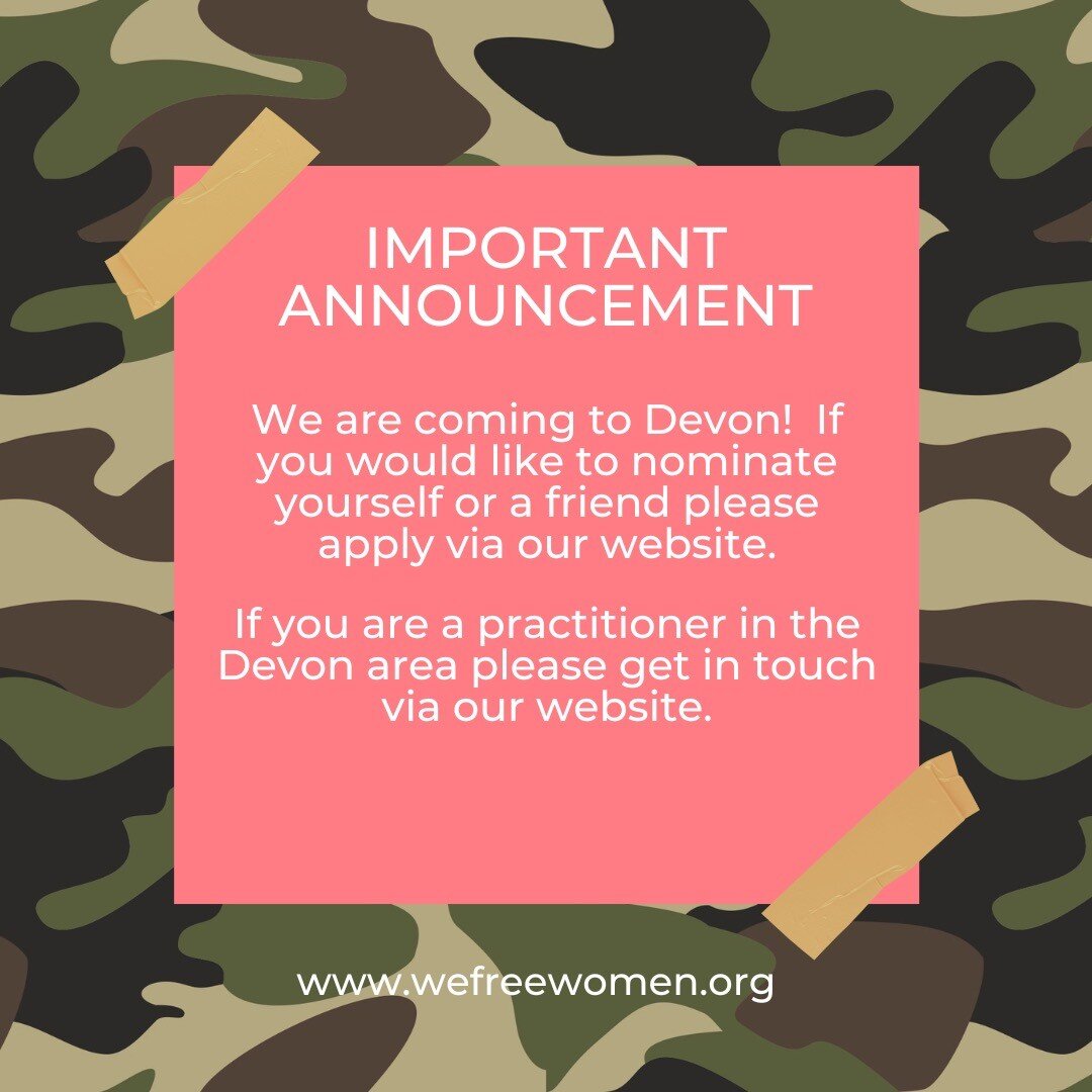 We are thrilled to announce that we are coming to #Devon! 

If you'd like to be a participant or nominate someone who deserves a retreat, you can head over to our website to apply. 

Applications are only accepted through the website.

Also, if you a