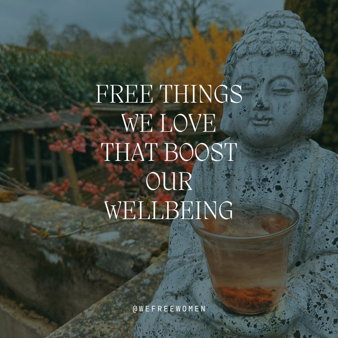 Over the next week, we will be sharing FREE things we love that boost our wellbeing.

Walking barefoot on earth, sand or grass - just 30 mins a day is said to reduce inflammation. Grounding, or earthing - even just placing bare feet in the ground and