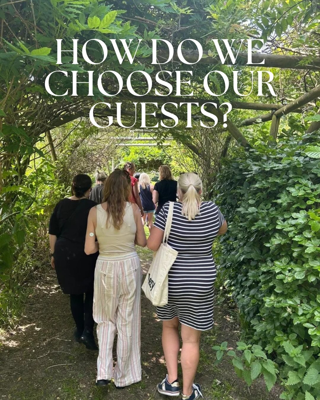 How Do We Choose Our Guests? 

One of the questions we&rsquo;re asked most often is how we decide who attends our retreats.
As a small Community Interest Company, we&rsquo;re currently only able to run a limited number of fully funded retreats each y