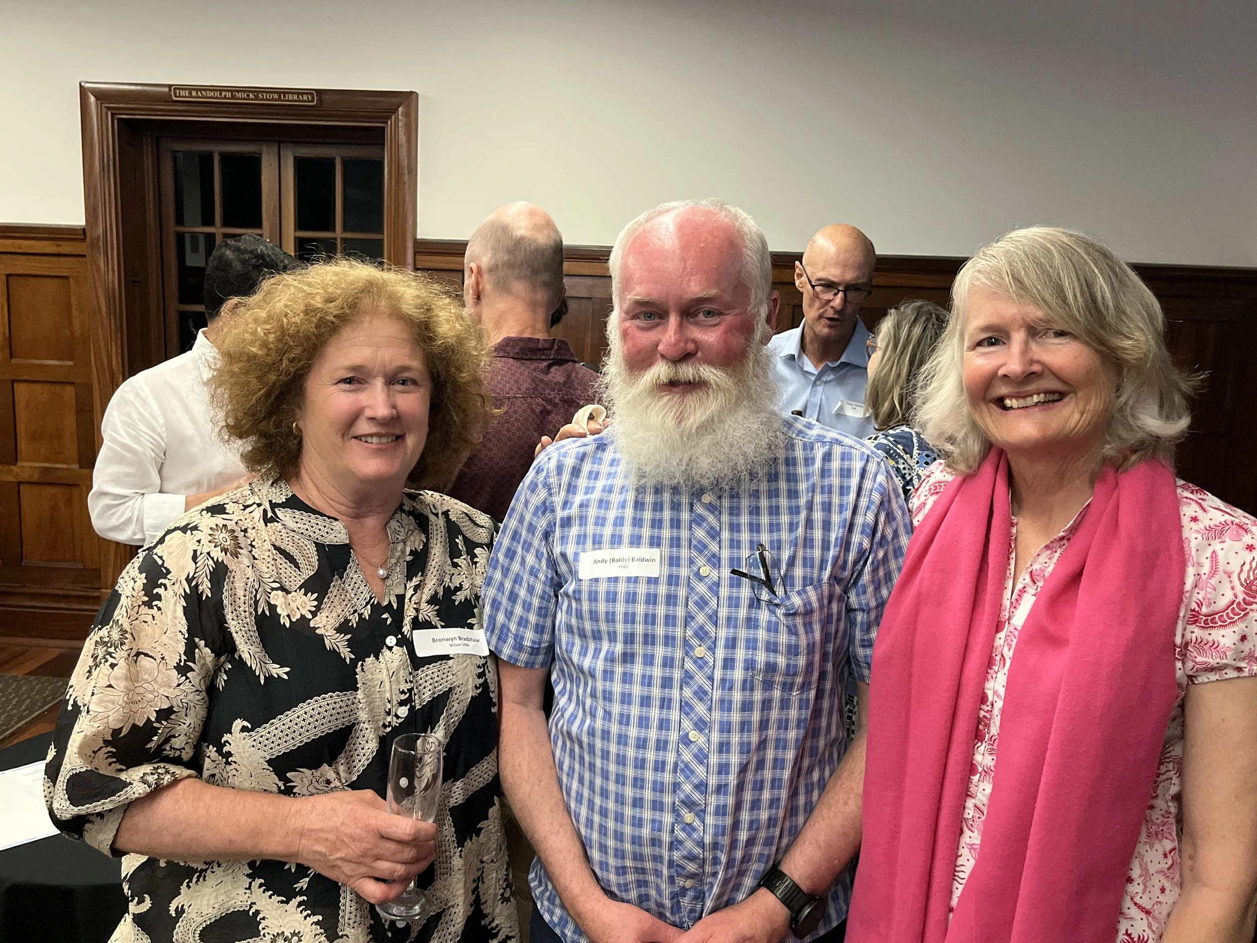  L-R Bronwyn Bradshaw (Wilson), Andrew Baldwin, Ellen Hickman 