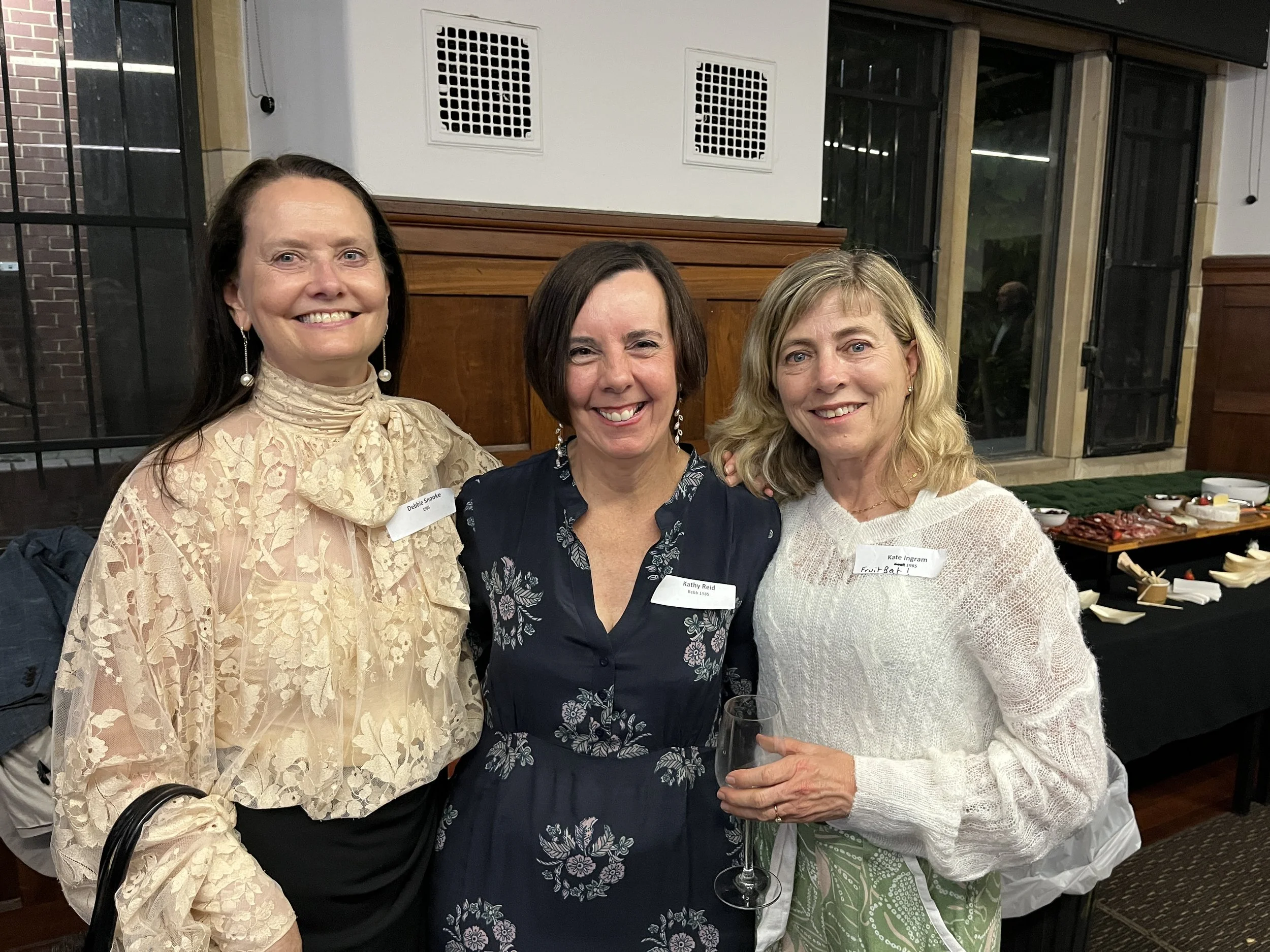  L-R Debbie Snooke, Kathy Reid (Bebb), Kate Ingram 
