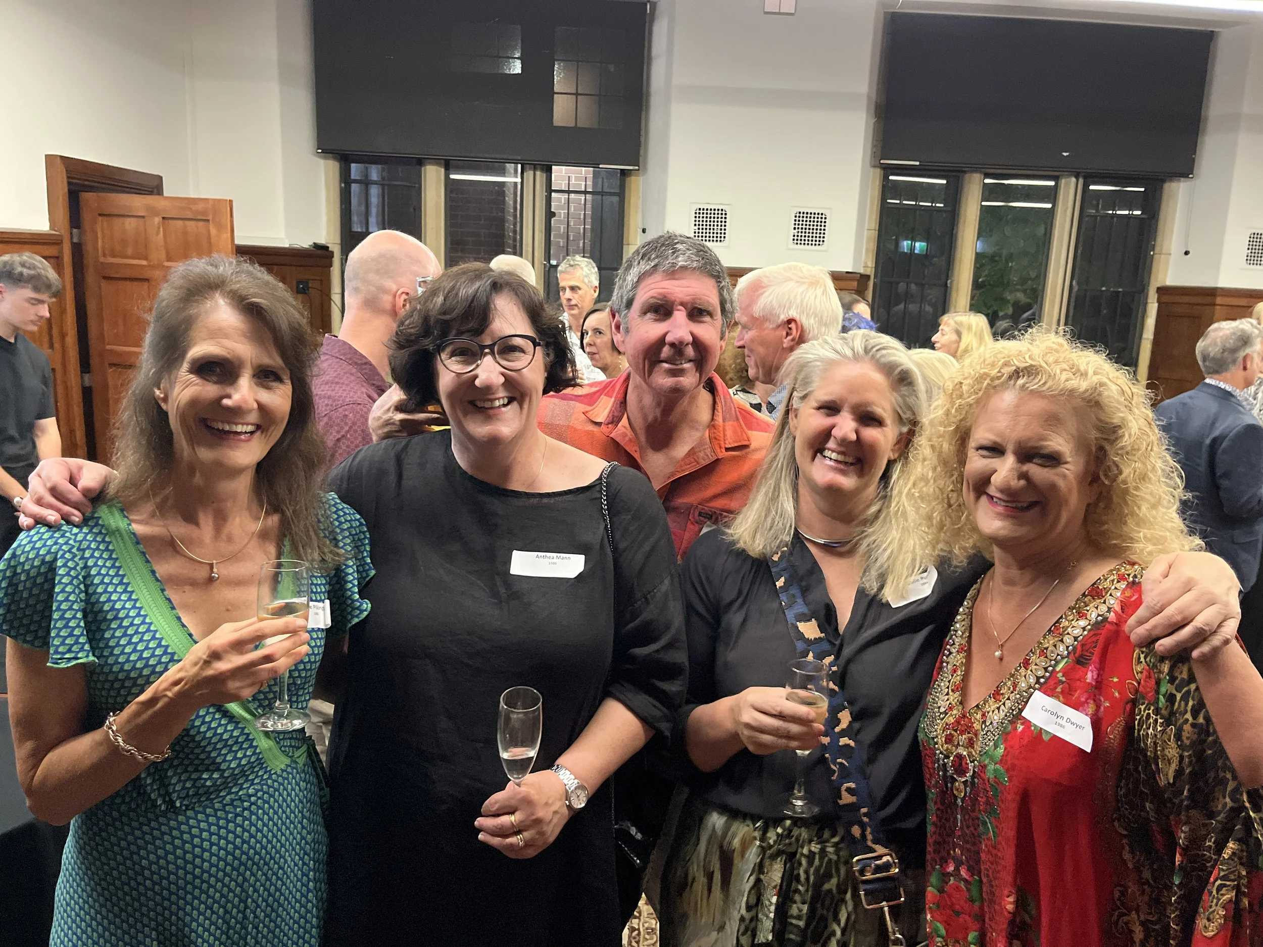  L-R Louise Pilkington, Anthea Mann, Jamie Yates, Sadie Purser, Caroline Dwyer 