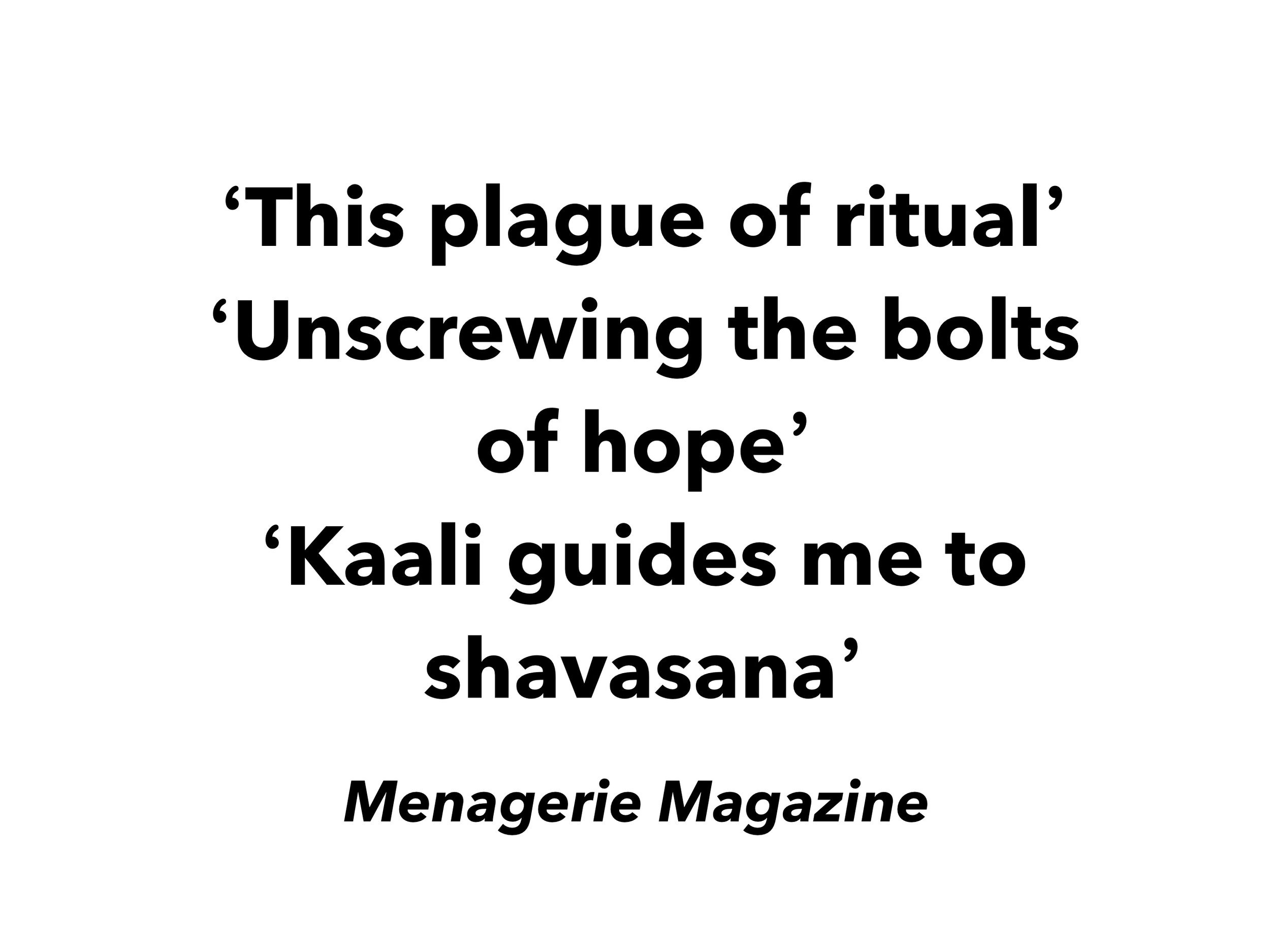 This plague of ritual & other poems