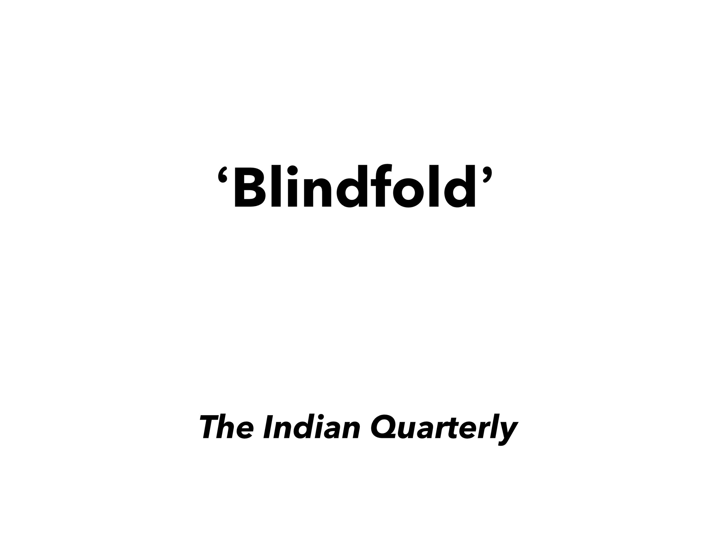 Blindfold