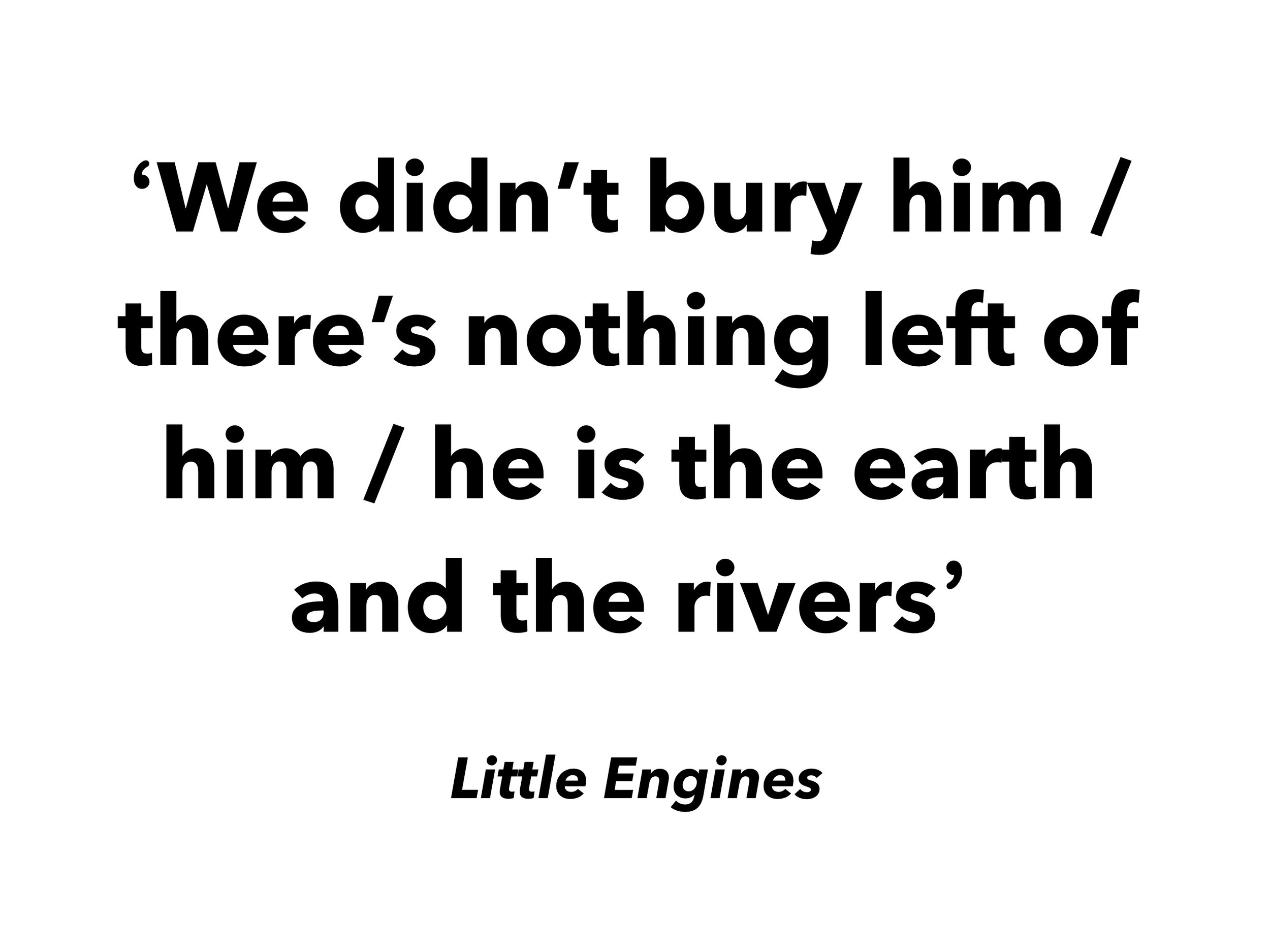 We didn’t bury him