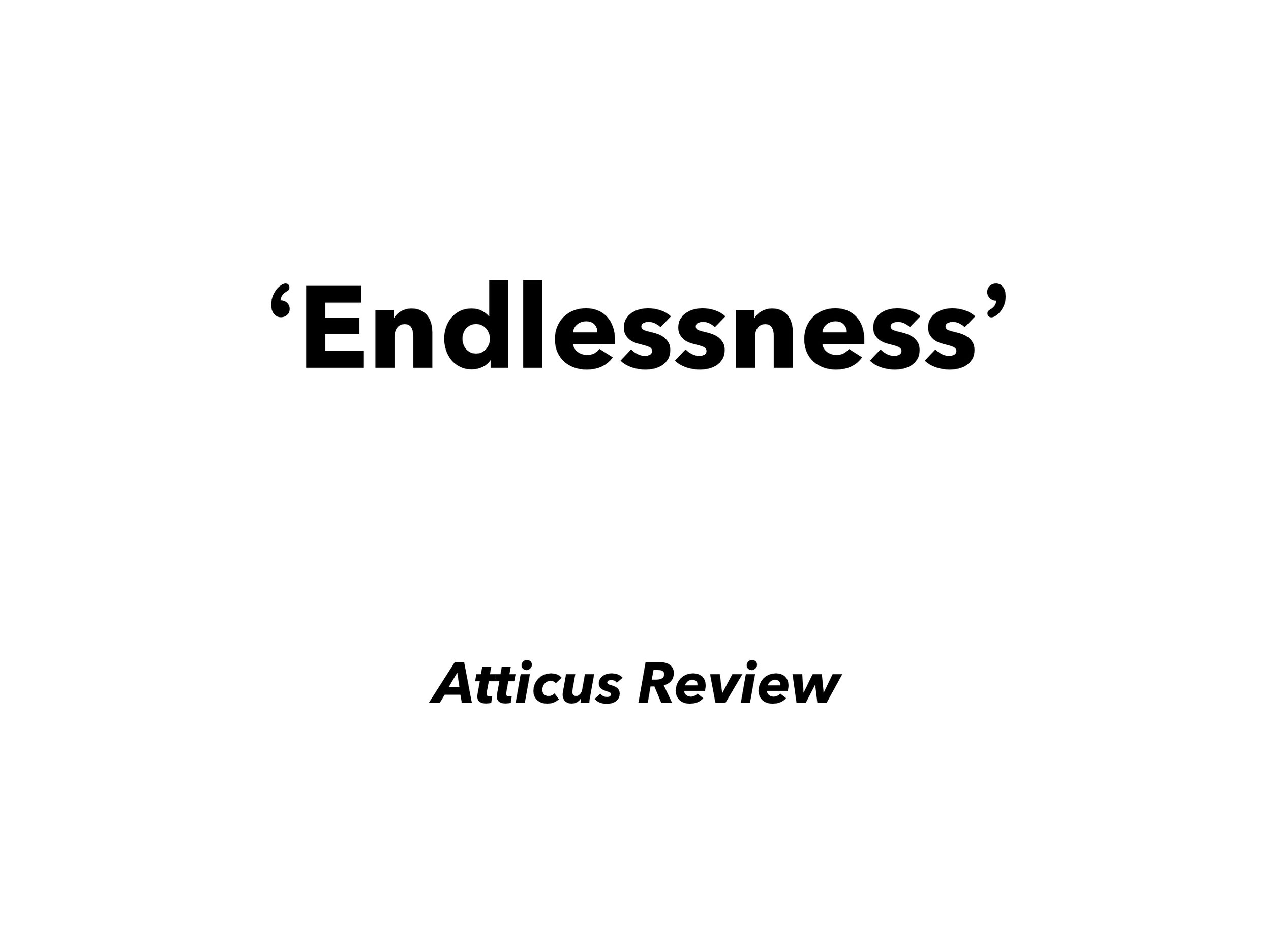 Endlessness