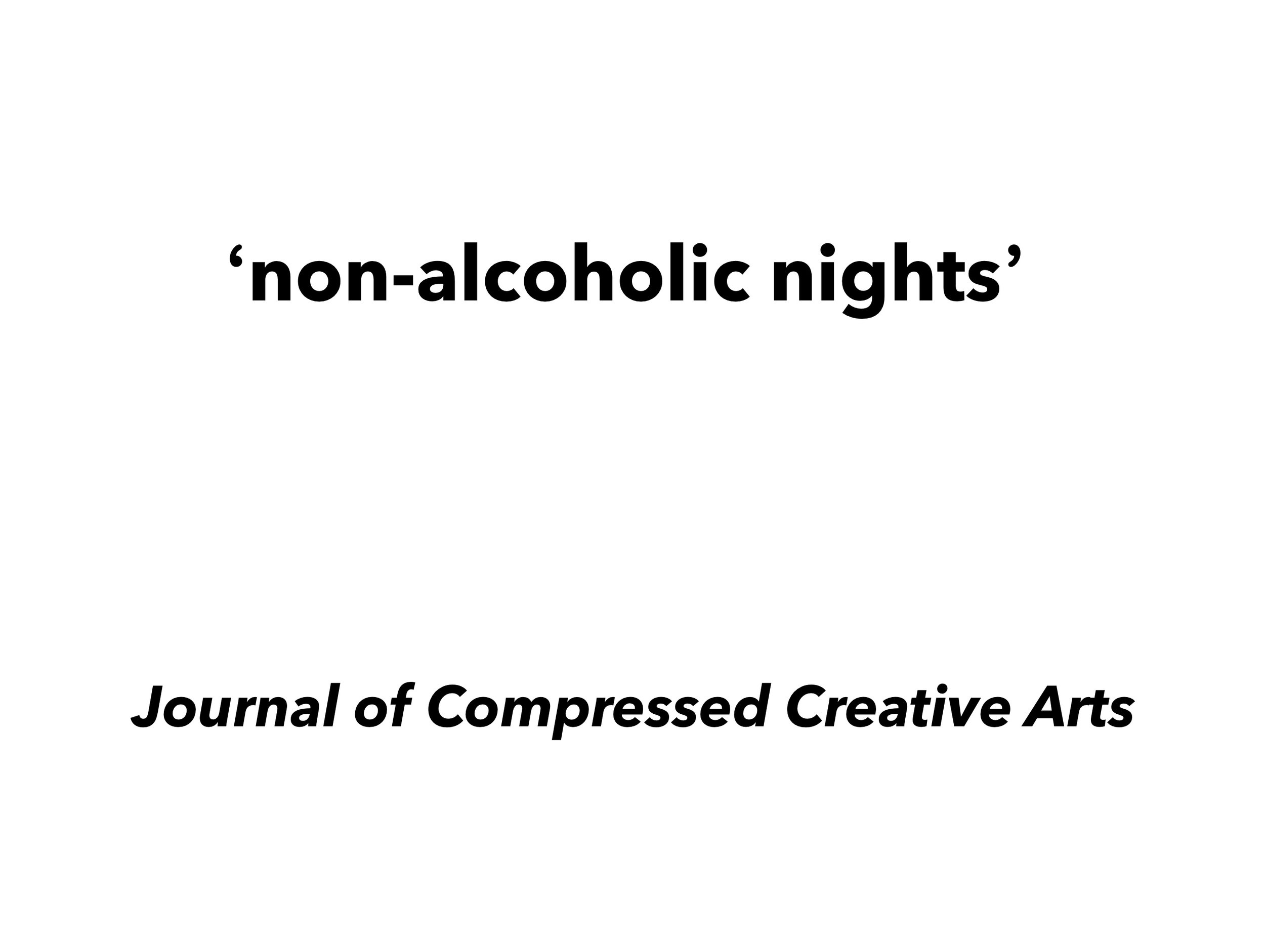 non-alcoholic nights