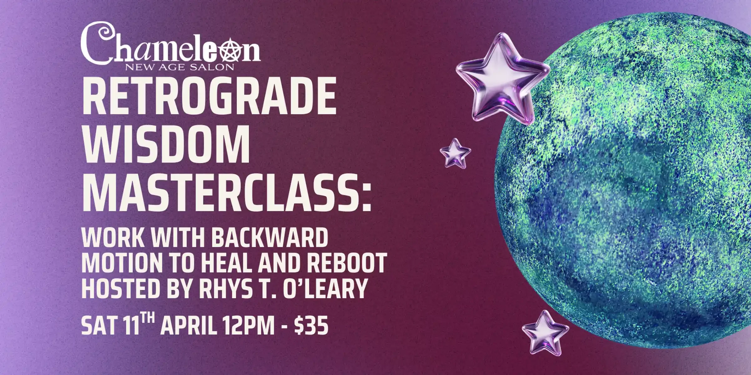 🌙 Retrograde Wisdom Masterclass: Work With Backward Motion to Heal and Reboot