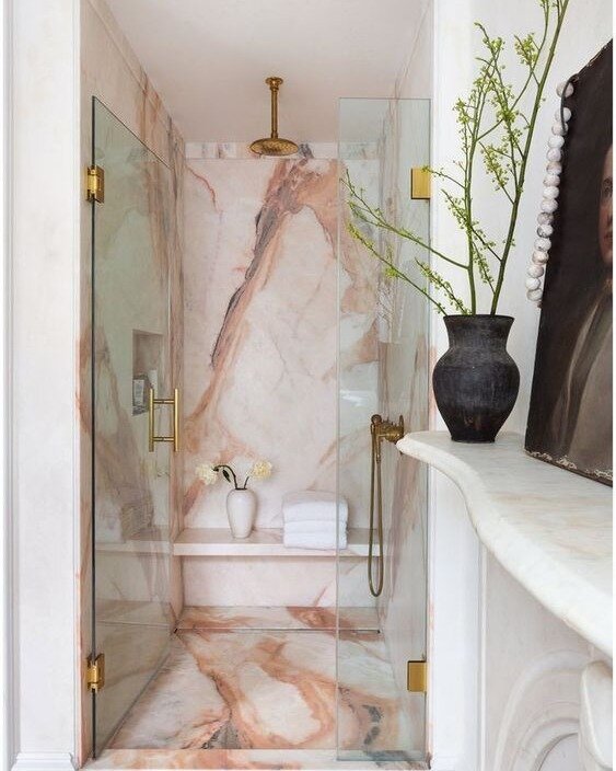 Here is few interesting facts about Pink marble: 
-Pink marble is a metamorphic rock that is formed when limestone is subjected to heat and pressure. The pink color is caused by the presence of iron oxide.
-Pink marble is found all over the world, in