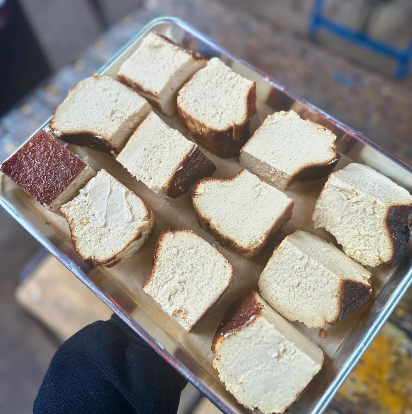 New to the menu! 🧀🎂

Basque cheesecake. Made with plenty of vanilla and some brown butter. Super soft and v delicious.

I&rsquo;ll be making these once a week and they&rsquo;ll be available from Friday onwards ➡️

🫶🏼