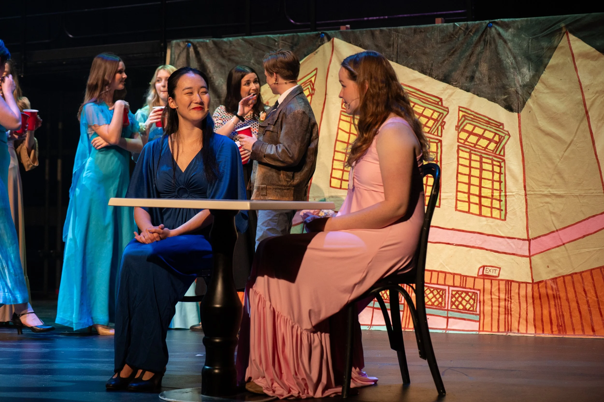 Yeji Kim as Ms Gardner and Rhiannon Mason as Carrie