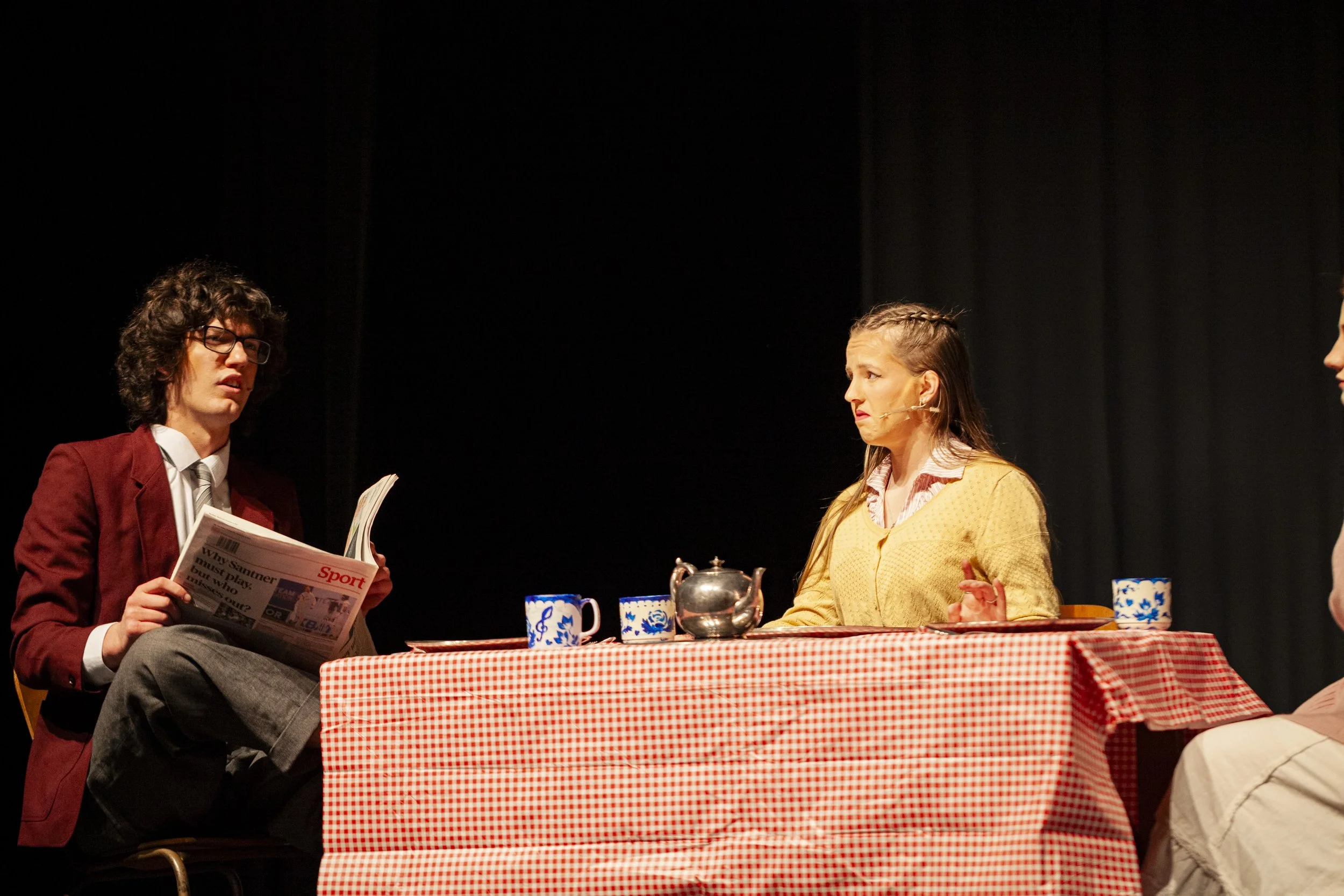 Alex Vautier as Mark Chasity and Bryah Thompson-Gulde as Karen Chasity