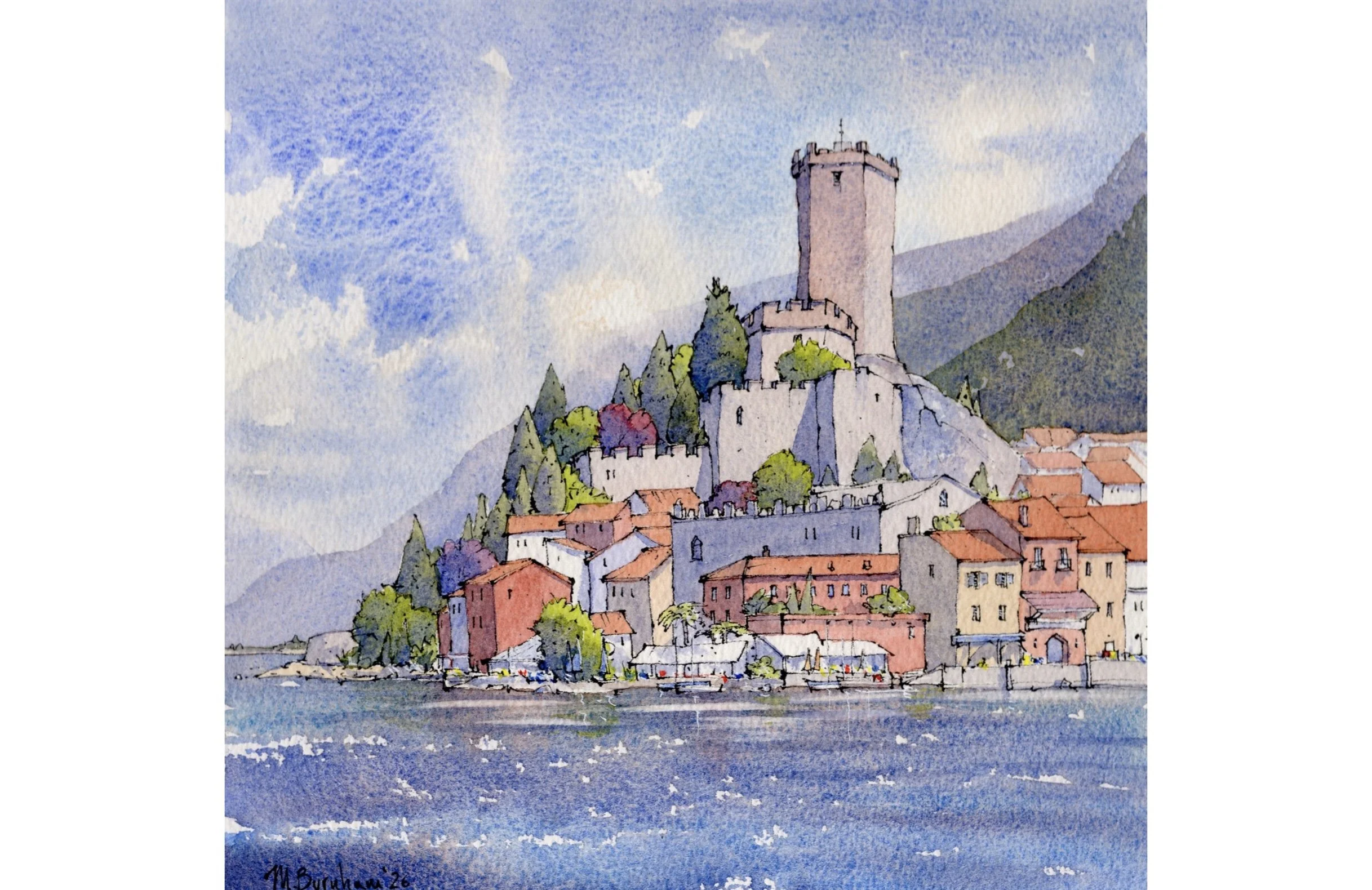 Malcesine Art Print