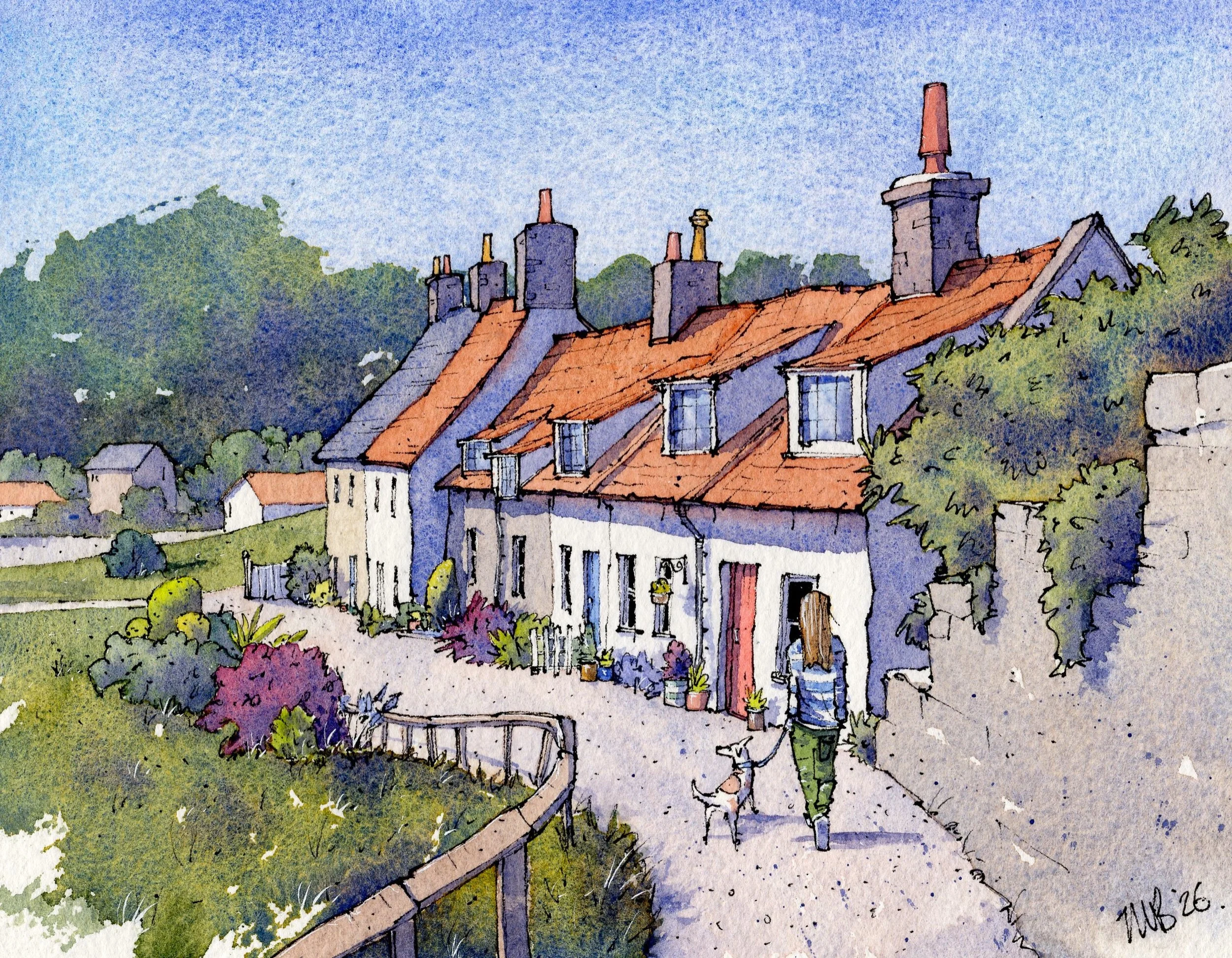 Sandsend- 10x8”