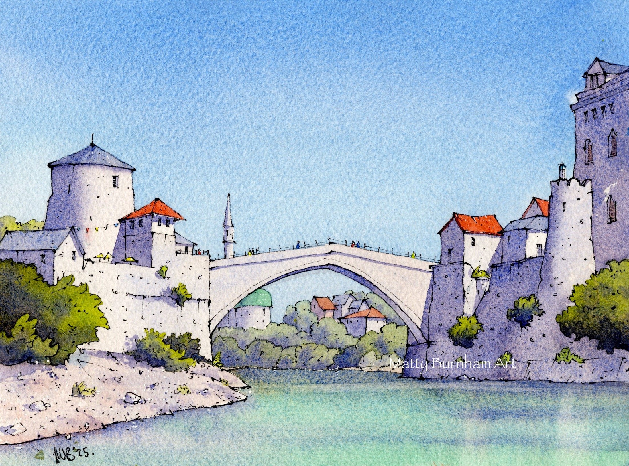 Mostar- 10x8”