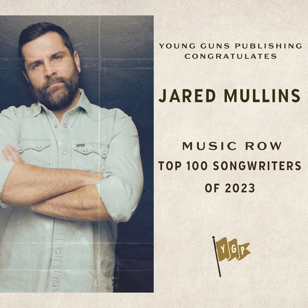 Congrats @jadedmuffins on @musicrowmagazine&rsquo;s Top 100 Songwriters of 2023!! 

#musicrow #top100songwritersof2023 #nashville #countrymusic