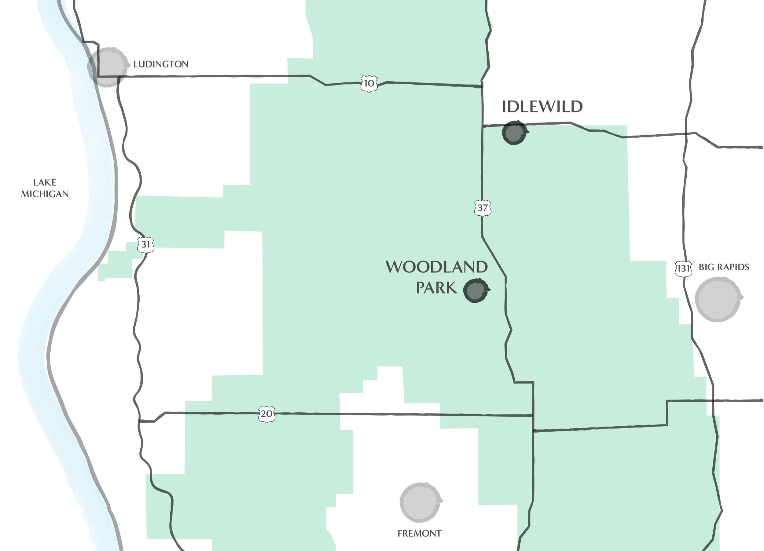 History — Woodland Park, MI