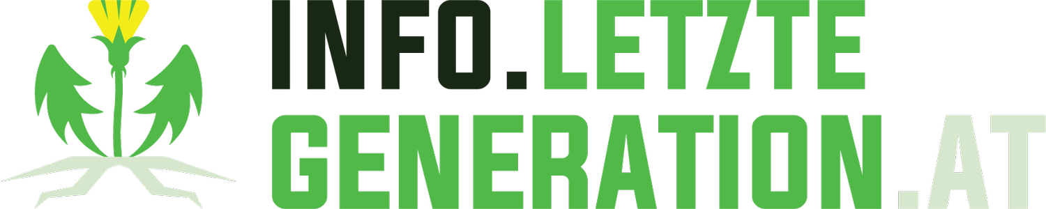 Info-Seite der Letzten Generation AT