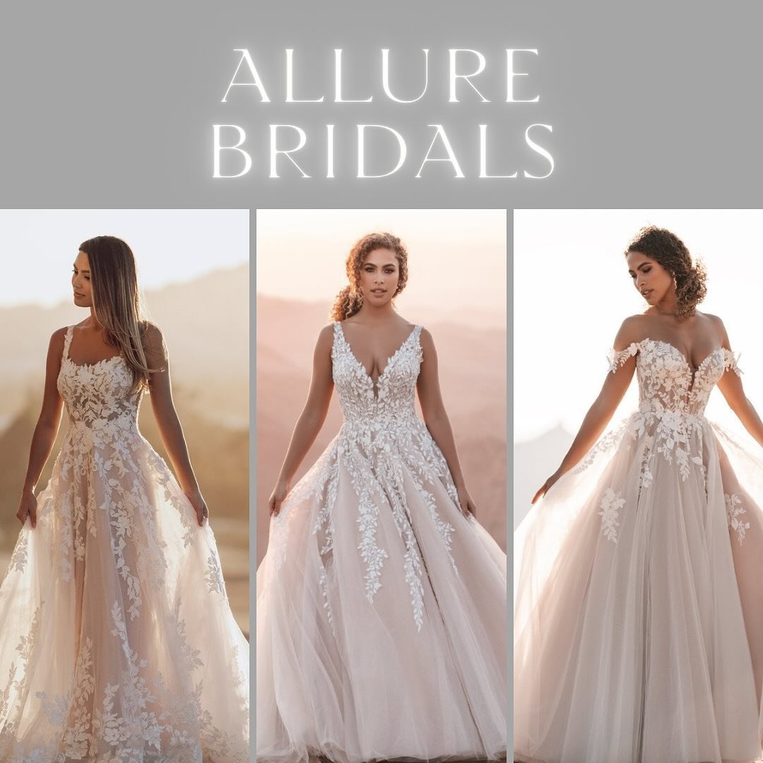 SO excited to have added the beautiful Allure Bridals to our made to order designer selection!!

The Allure Bridals Collection is the brand family&rsquo;s flagship line, with design elements rooted in iconic, timeless bridalwear.

You&rsquo;ll see cl