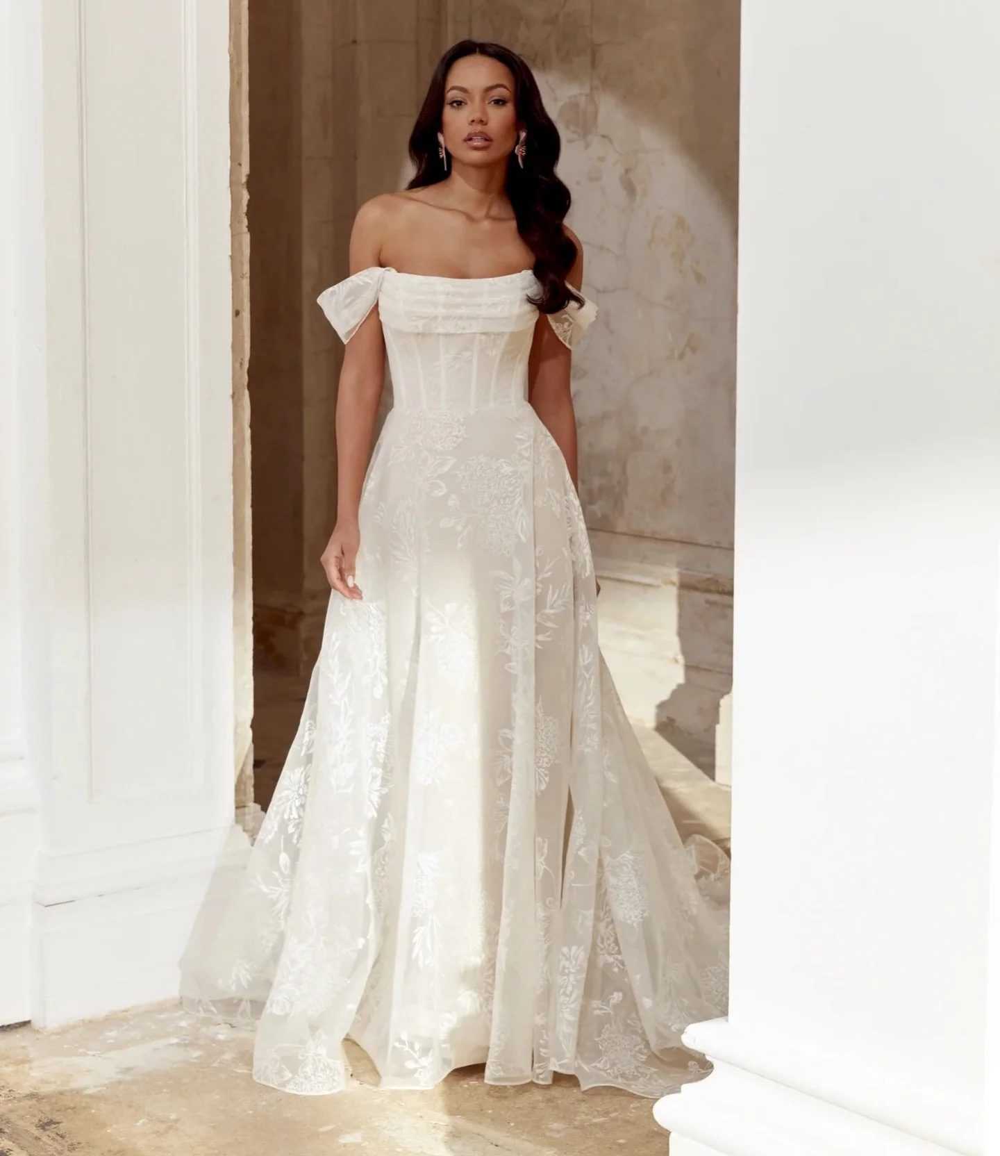 ✨ 44354 ✨

Arriving this week, 44354 is an A-Line Printed Organza Dress with Strapless Neckline &amp; Exposed Boning &hearts;️

Voted for by Betty McCaul brides she was a clear must have for our collection - and I can&rsquo;t wait for brides to start