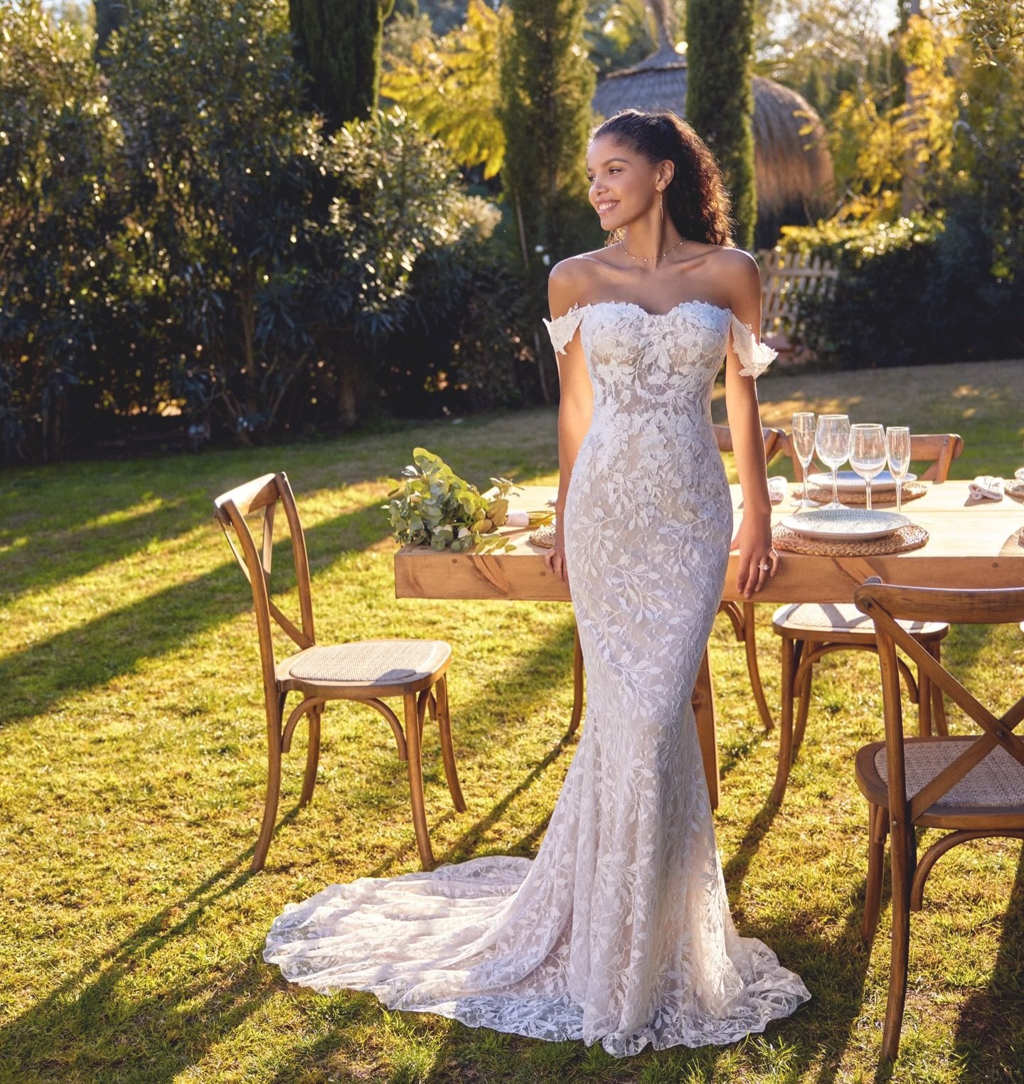 ✨ 66429 ✨

New arrival from @bylillianwest - an Allover Chantilly Lace Fit and Flare with Modified Sweetheart Neckline!!

She is an absolute beauty, and I know you&rsquo;re going to love her as much as I do!!! &hearts;️