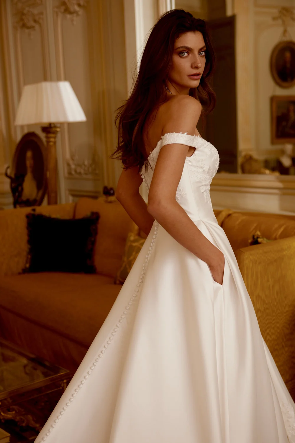 Justin Alexander Jersey Wedding Dress London  Betty McCaul Bridal Outlet