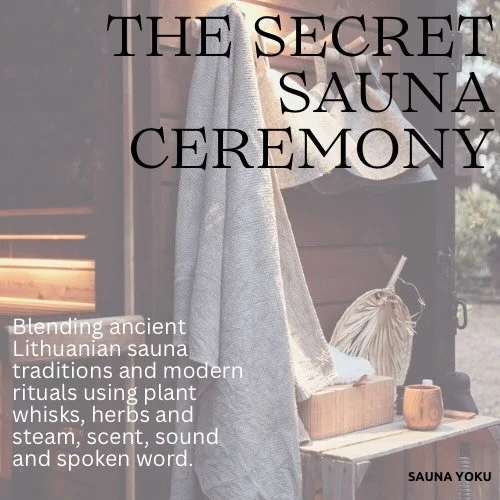 The Secret Sauna ceremony ✨ 
Sunday 22nd Feb - 2 seats left
Sunday 15th March - 5 seats left
2:00 - 3:45pm

Bespoke to SAUNA YOKU, this is more than just a sauna -  it&rsquo;s a guided sensory journey to the sacred heart of the whispering woods.

Ble