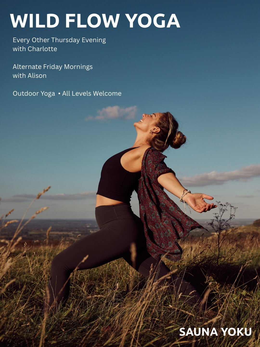 🌿 Wild Flow Yoga at SAUNA YOKU 🌿

Join us for outdoor yoga overlooking the beautiful Ouse Valley.

Whether you&rsquo;re easing into the week or winding down after work, our classes are designed to help you move, breathe and reconnect with nature.

