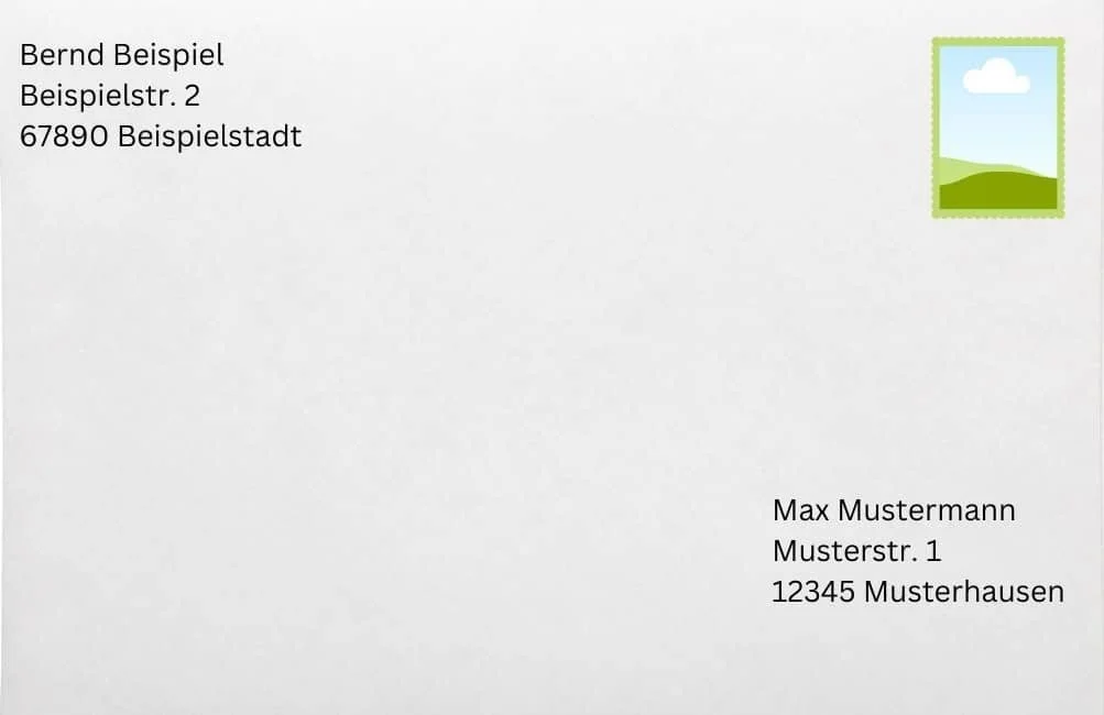 Briefumschlag Beschriften Wie Richtig Adressieren