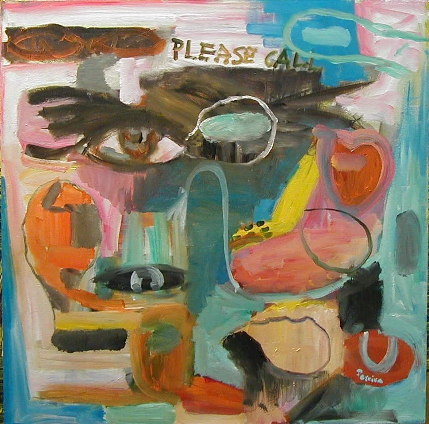 PLEASE CALL (Óleo / Tabla)