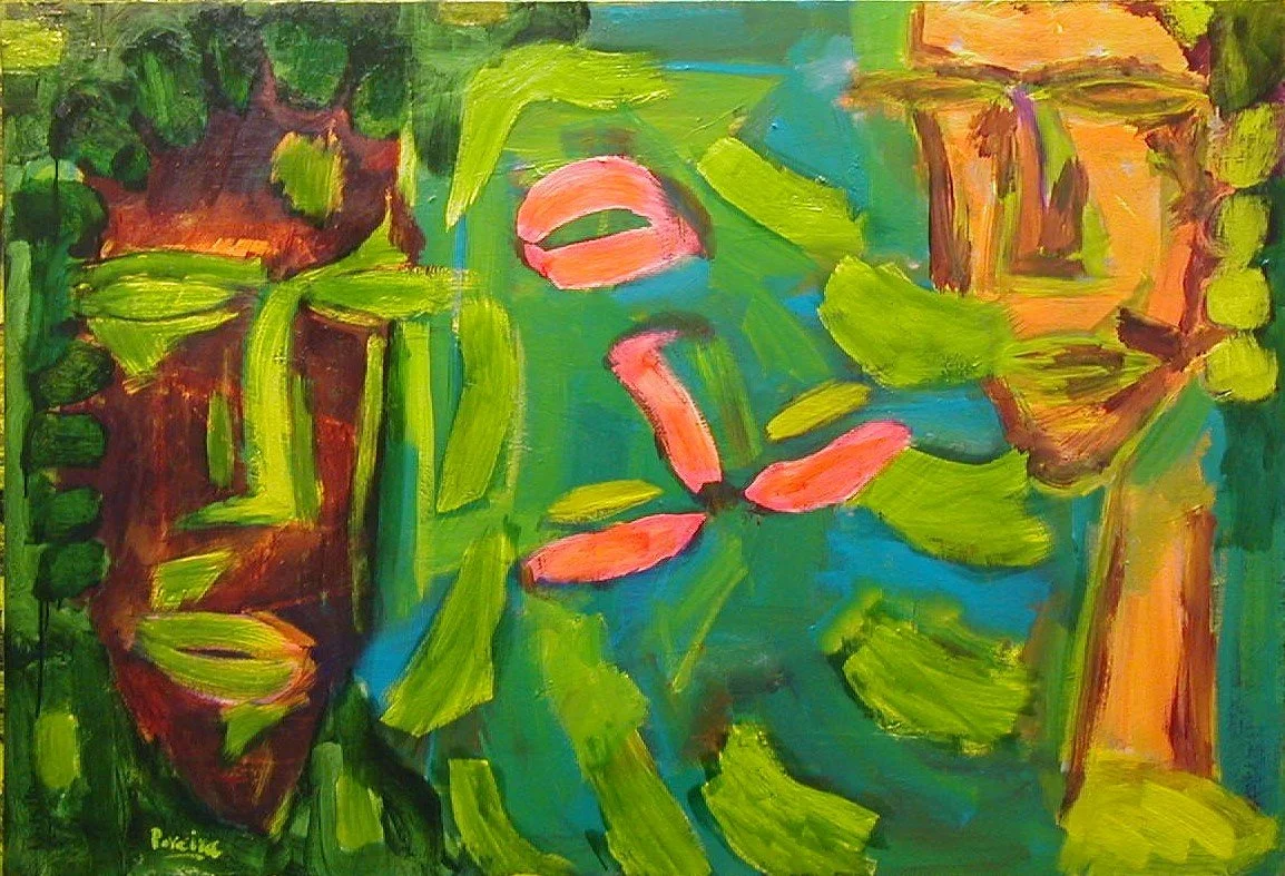 EL MENSAJE (Óleo / Lienzo)