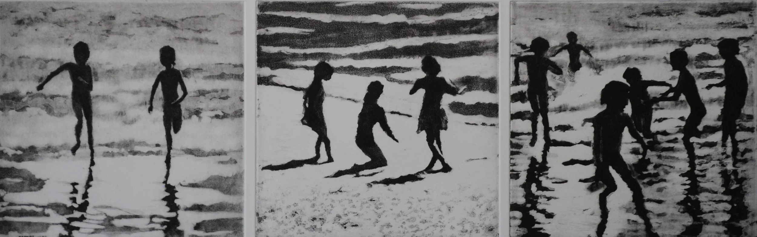 UN DÍA EN LA PLAYA (Aguatinta y Técnicas Directas)