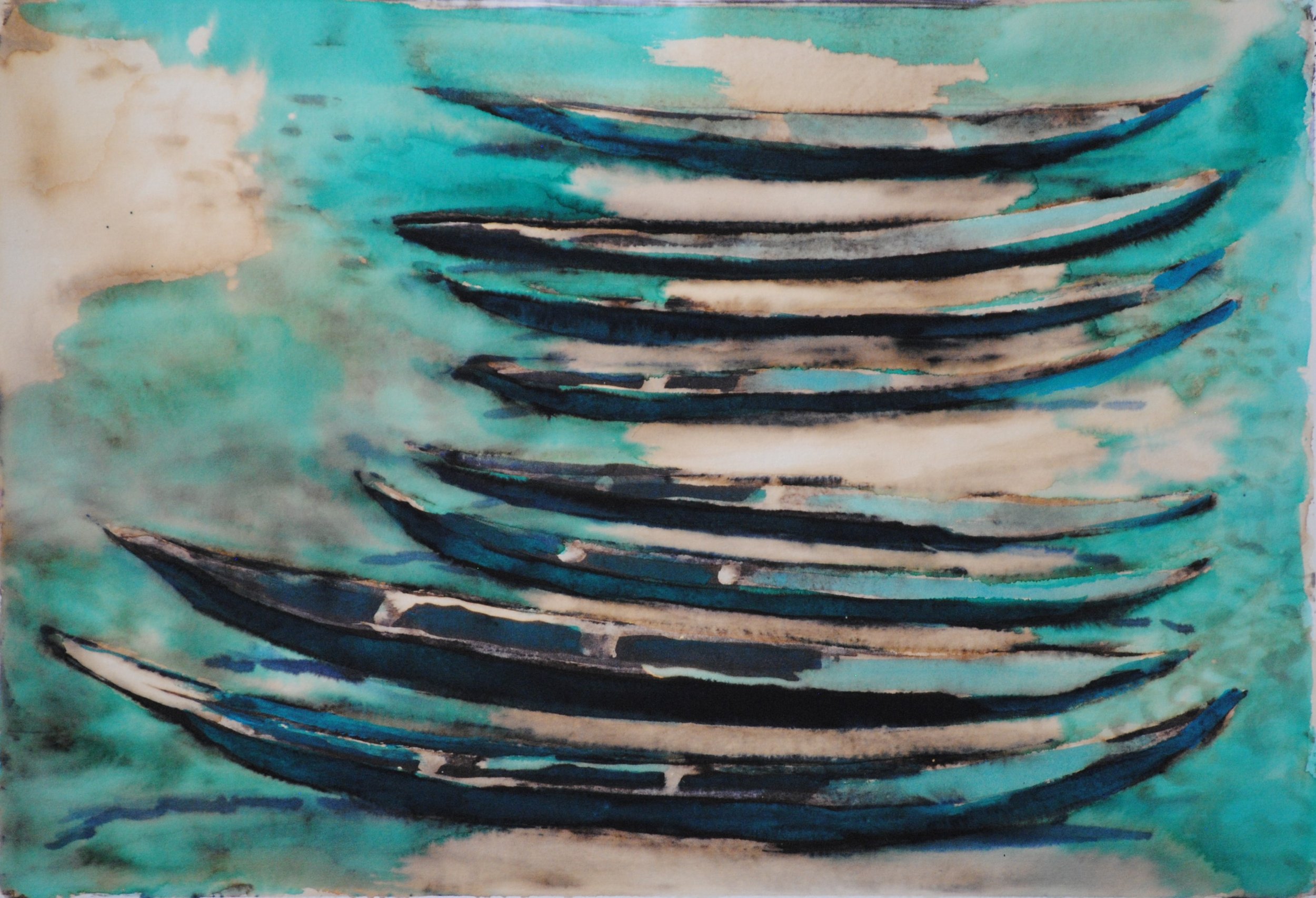 COMPÁS DE ESPERA (Tinta-Acuarela-Papel)