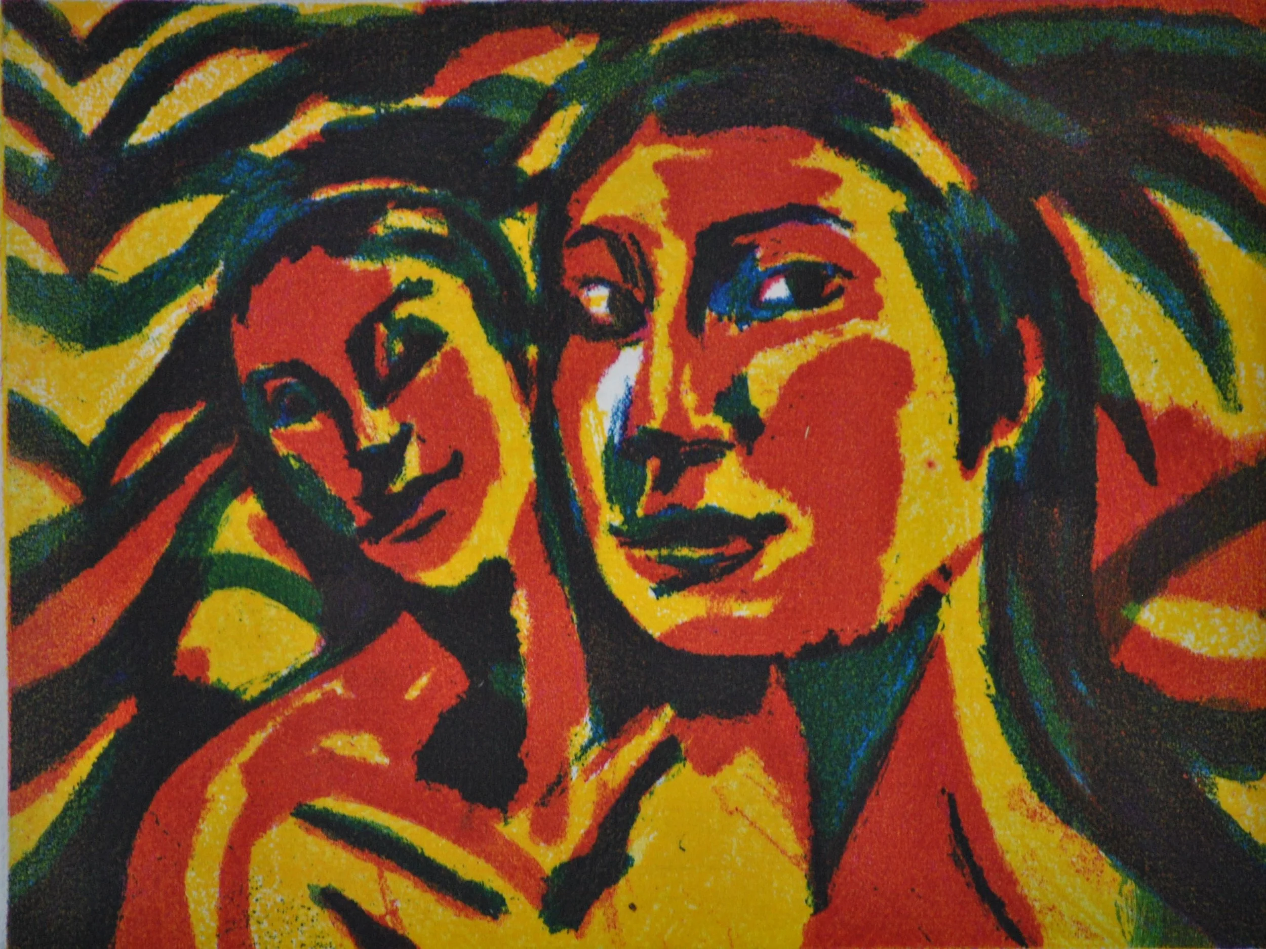 BUENOS DÍAS (Aguatinta y Técnicas Directas)