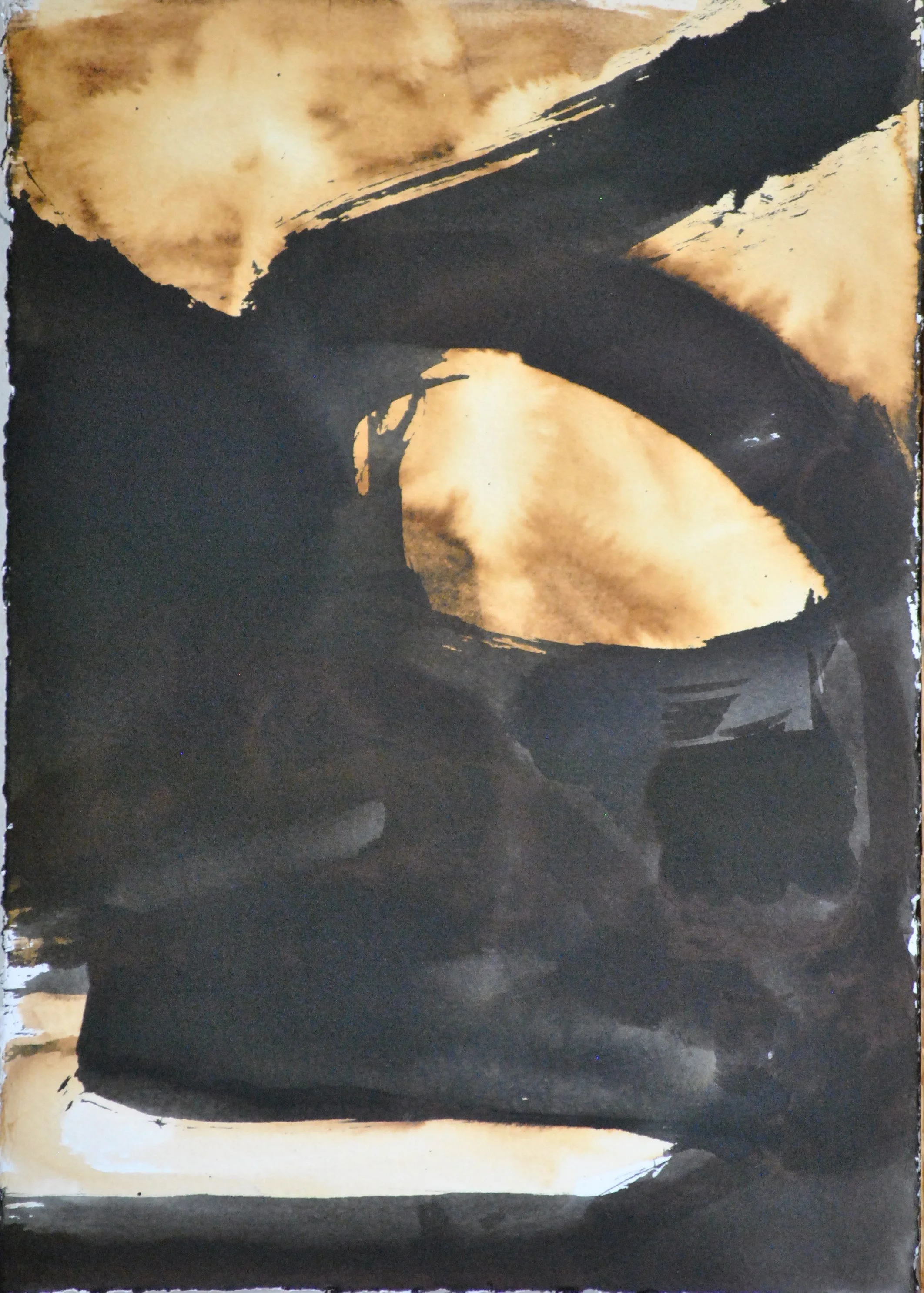 LA MÁSCARA (Tinta - Acuarela - Papel)