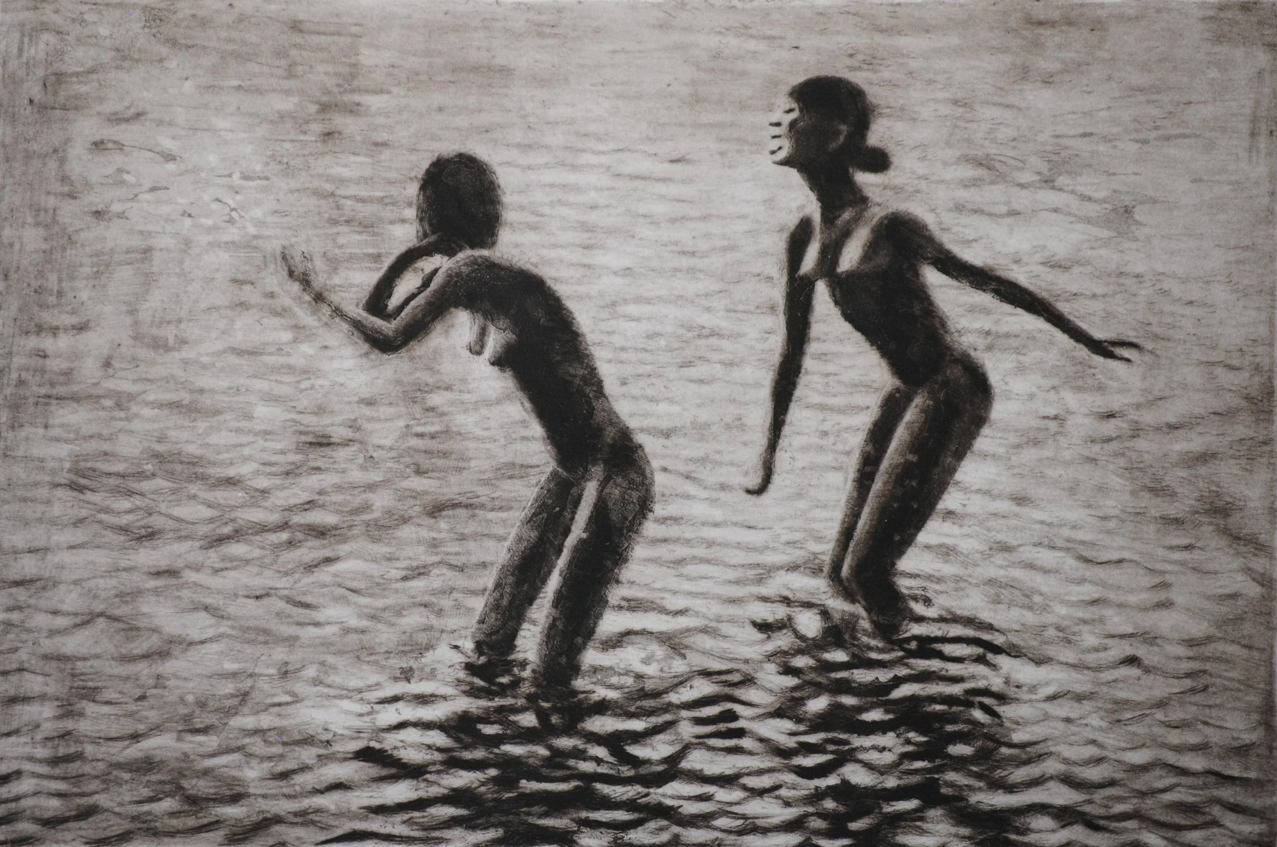 SALVAJES IV (Aguatinta y Técnicas Directas)