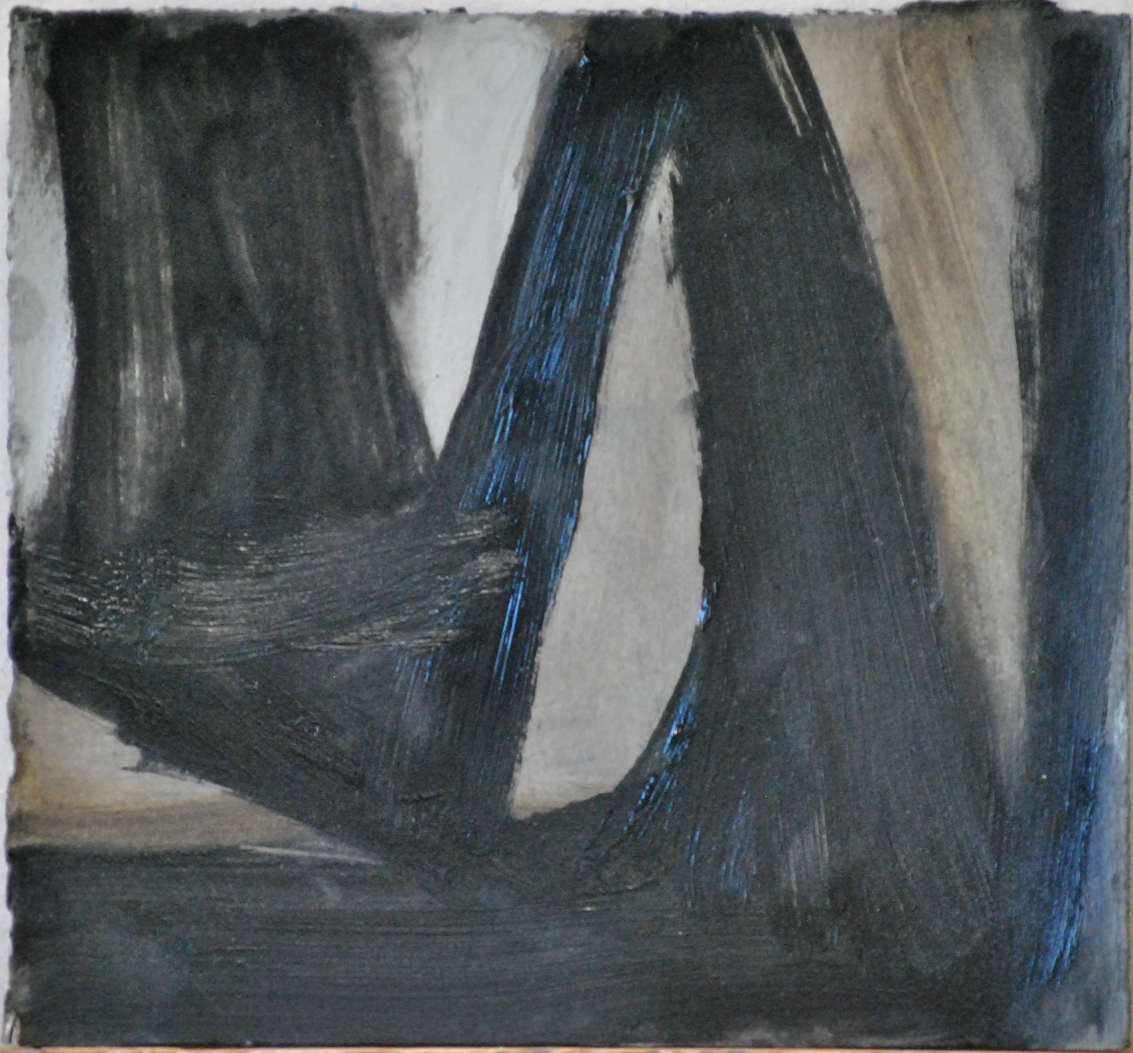 MUJERES DE LUTO (Óleo - Papel)